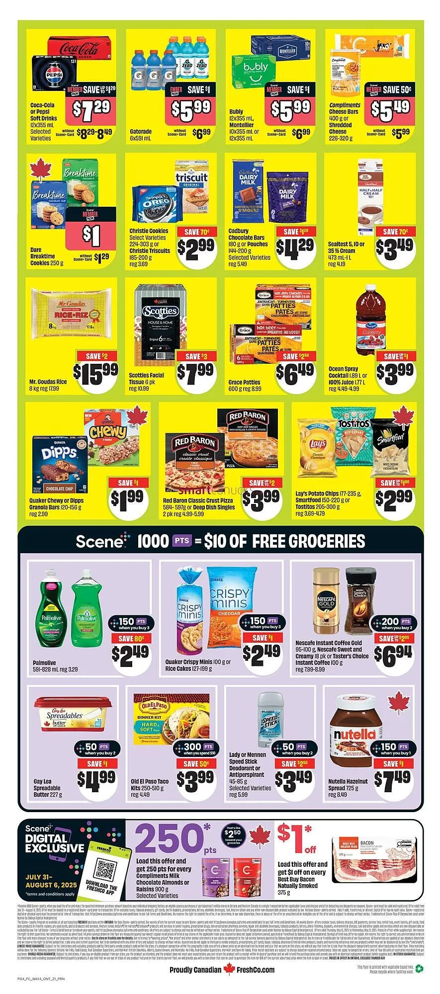FreshCo flyer from July 31 to August 7 2025 - flyer page 4