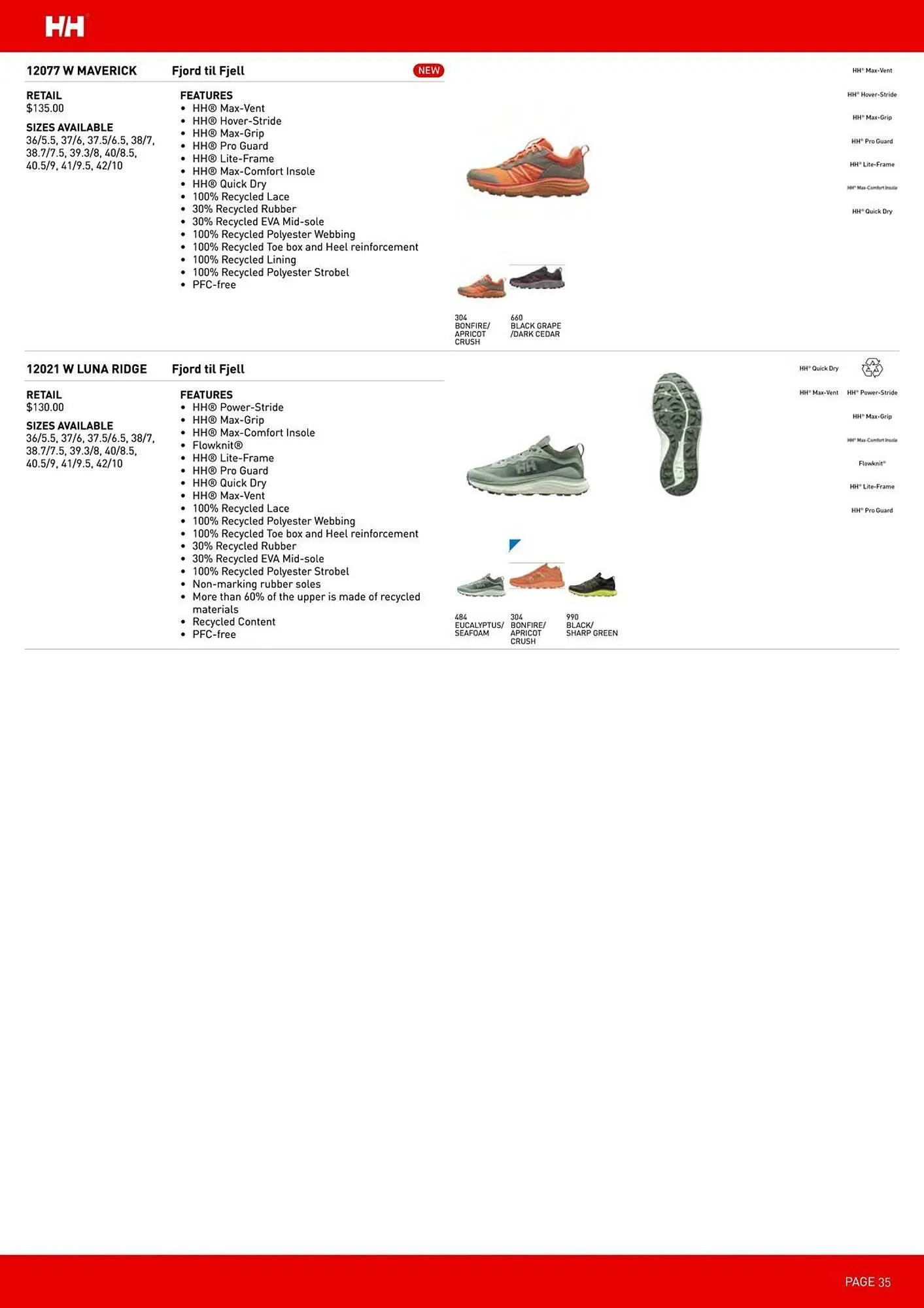 Helly Hansen flyer from September 11 to February 28 2026 - flyer page 35