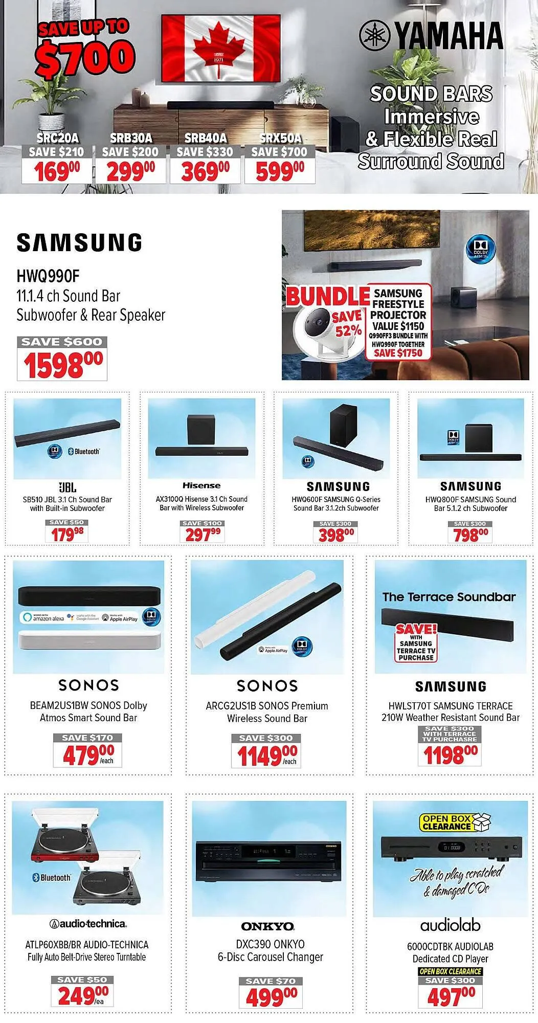 2001 Audio Video flyer from December 25 to January 1 2026 - flyer page 5