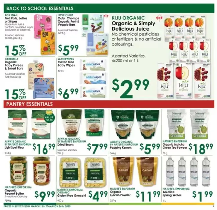Current deals and offers from March 13 to March 26 2025 - flyer page 8