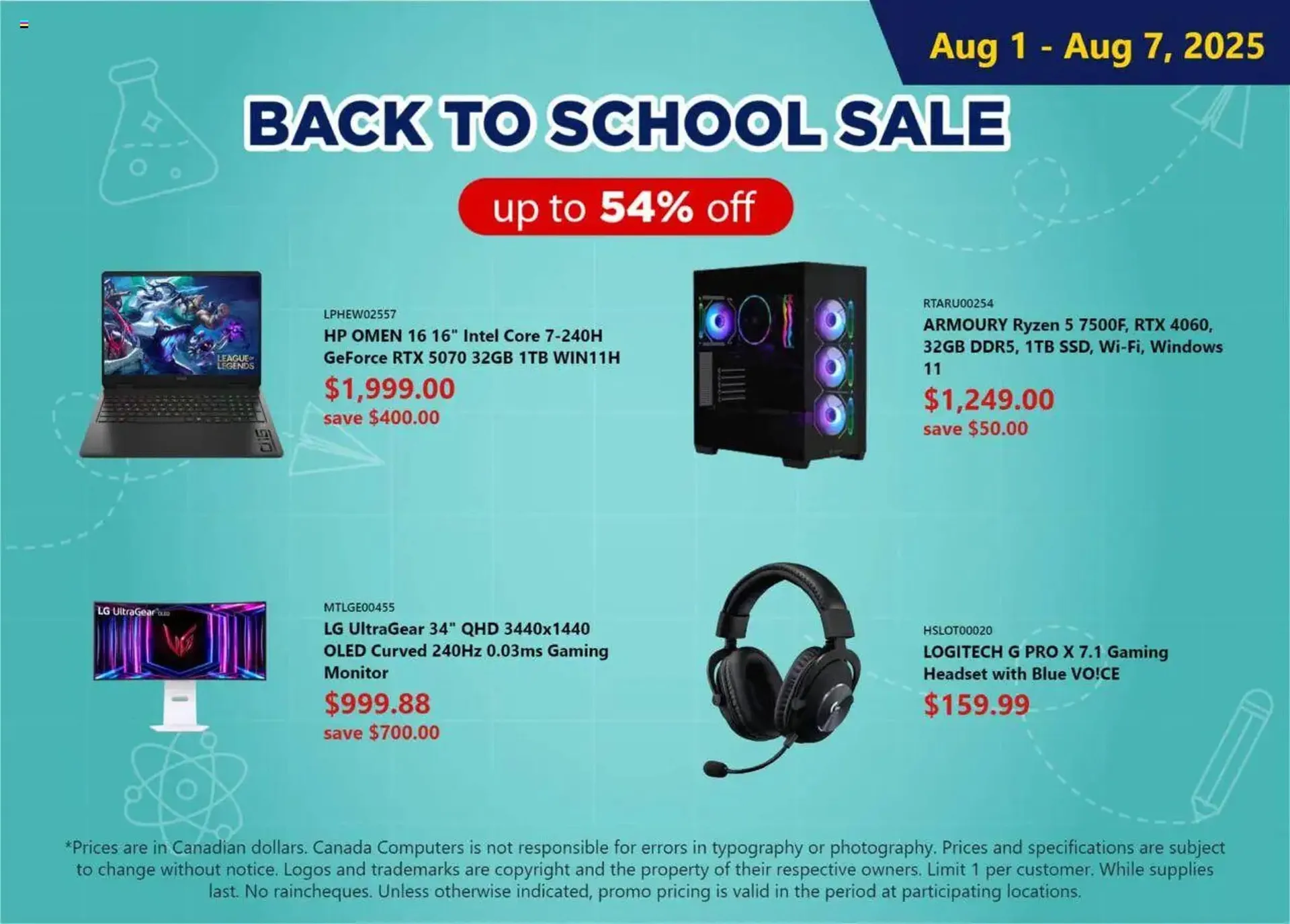 Canada Computers flyer - 1