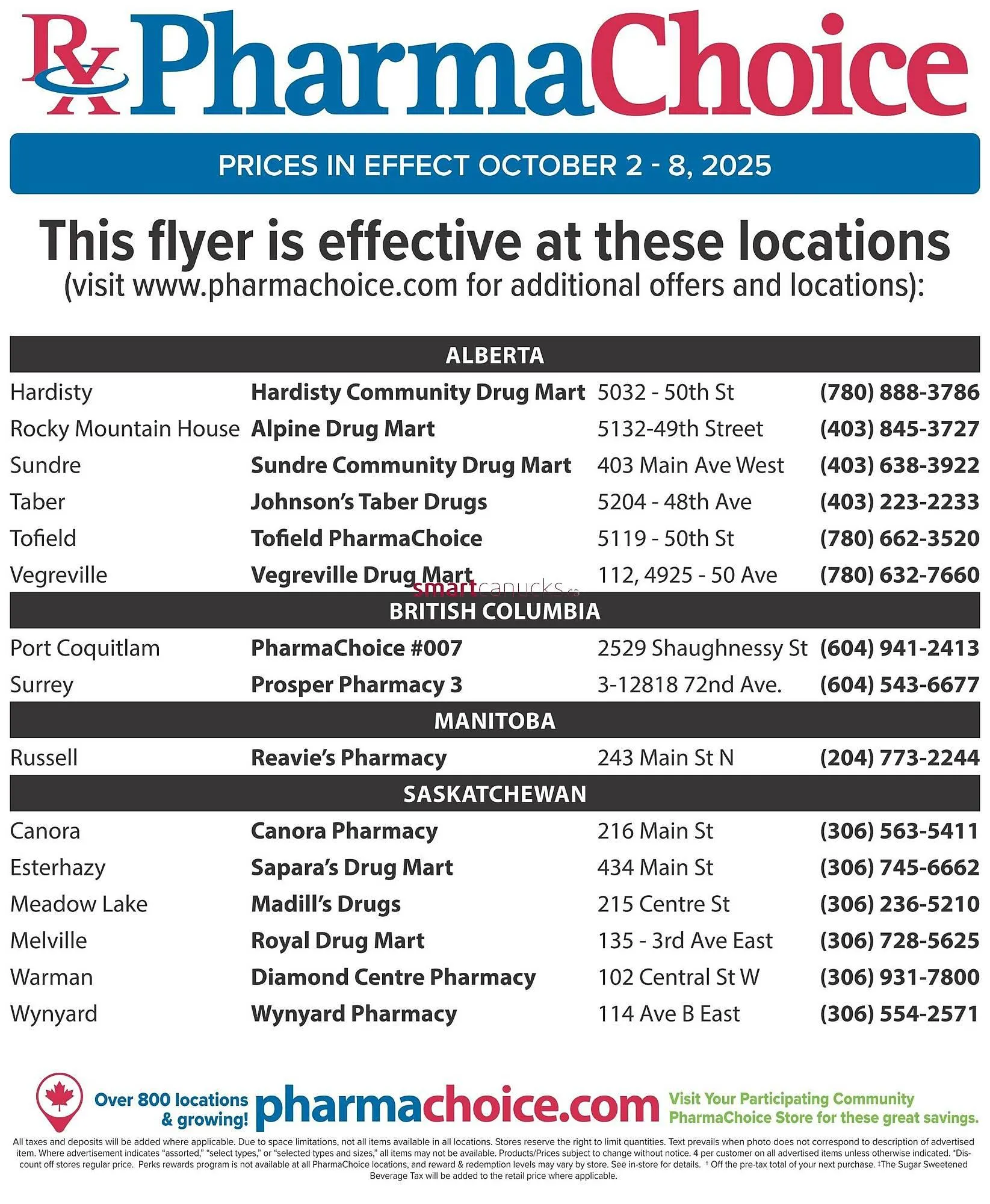 PharmaChoice flyer from October 2 to October 9 2025 - flyer page 4
