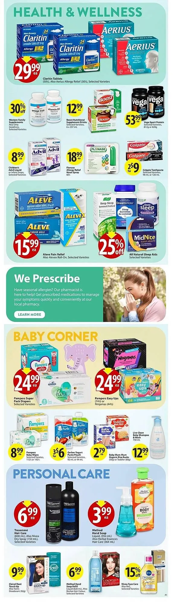 Save on Foods flyer from April 9 to April 15 2025 - flyer page 25