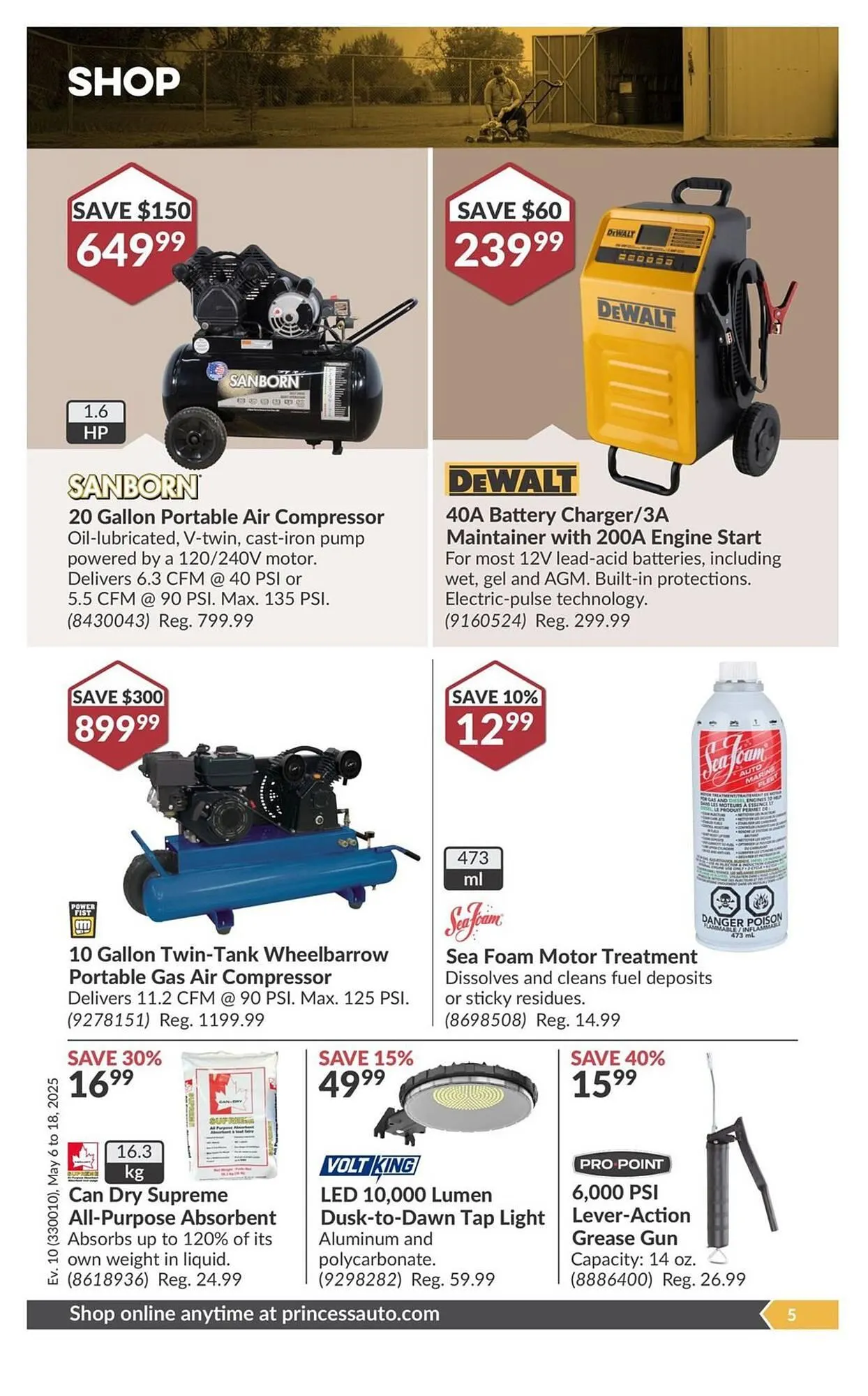 Princess Auto flyer from May 6 to May 18 2025 - flyer page 10