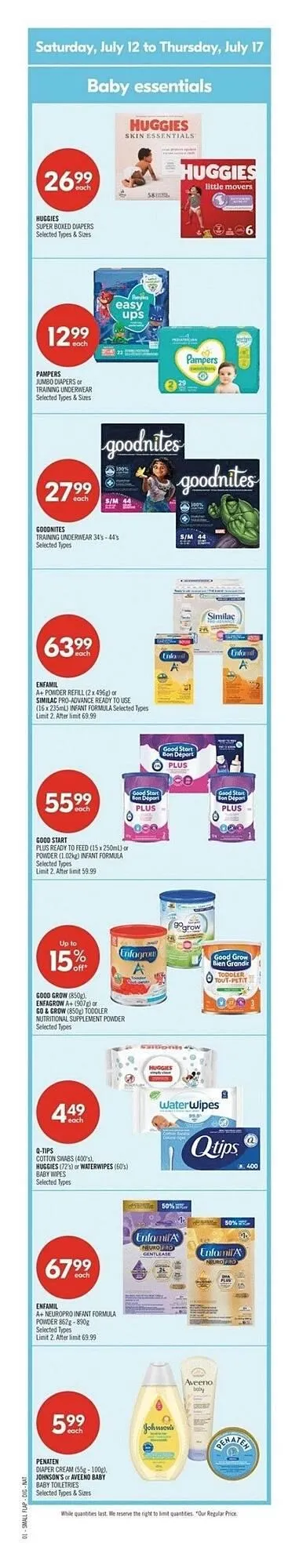 Shoppers Drug Mart flyer from July 12 to July 17 2025 - flyer page 3