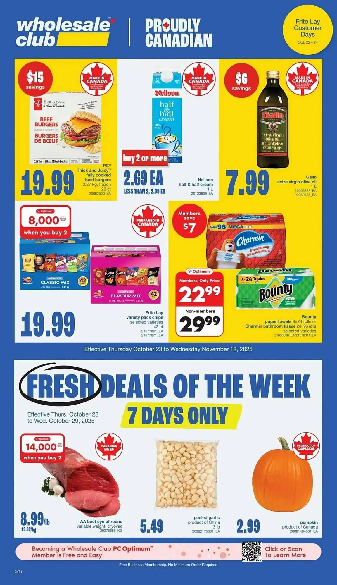 Wholesale Club flyer from November 4 to November 12 2025 - flyer page 1