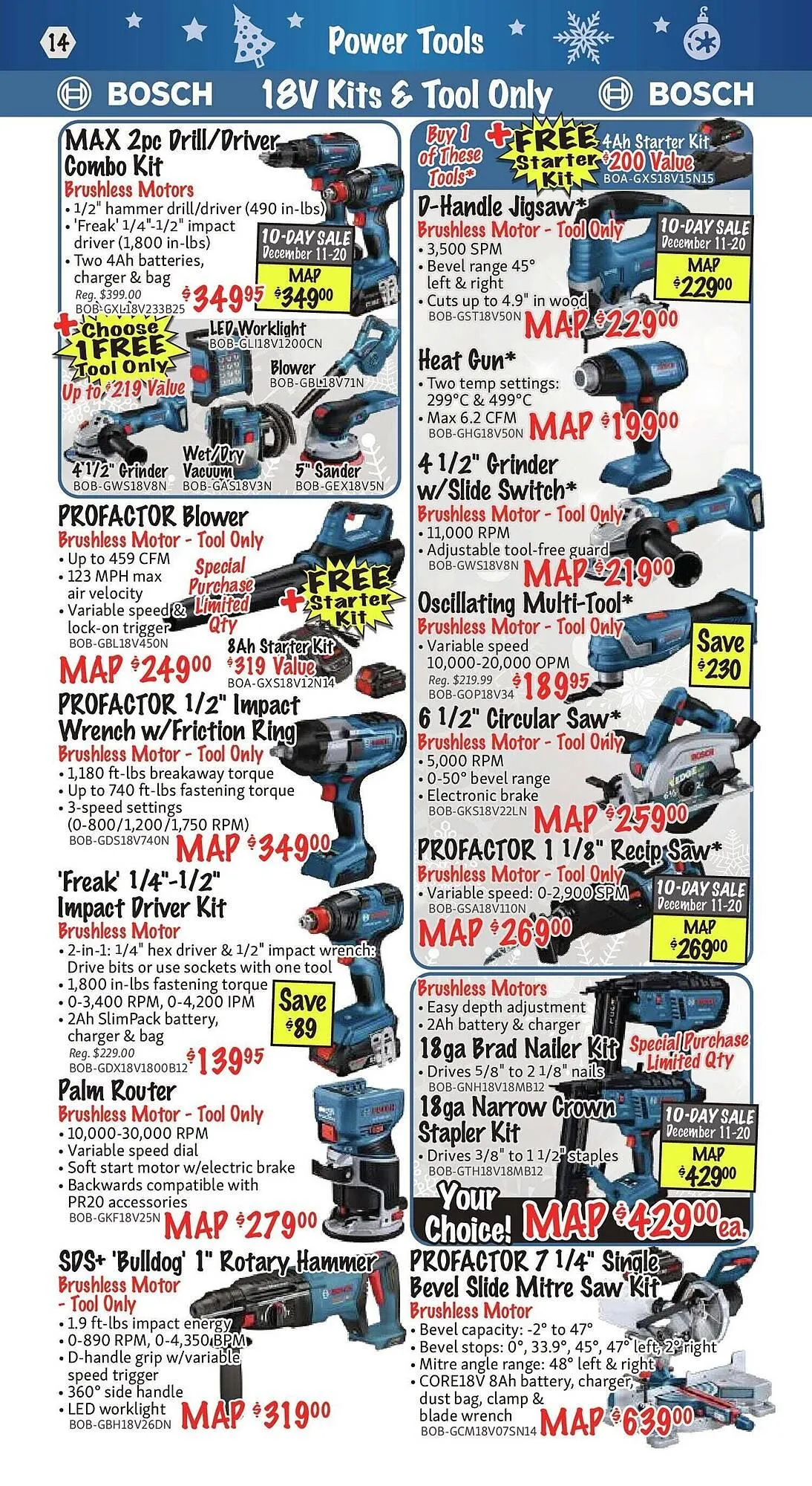 KMS Tools flyer from December 1 to January 1 2026 - flyer page 14