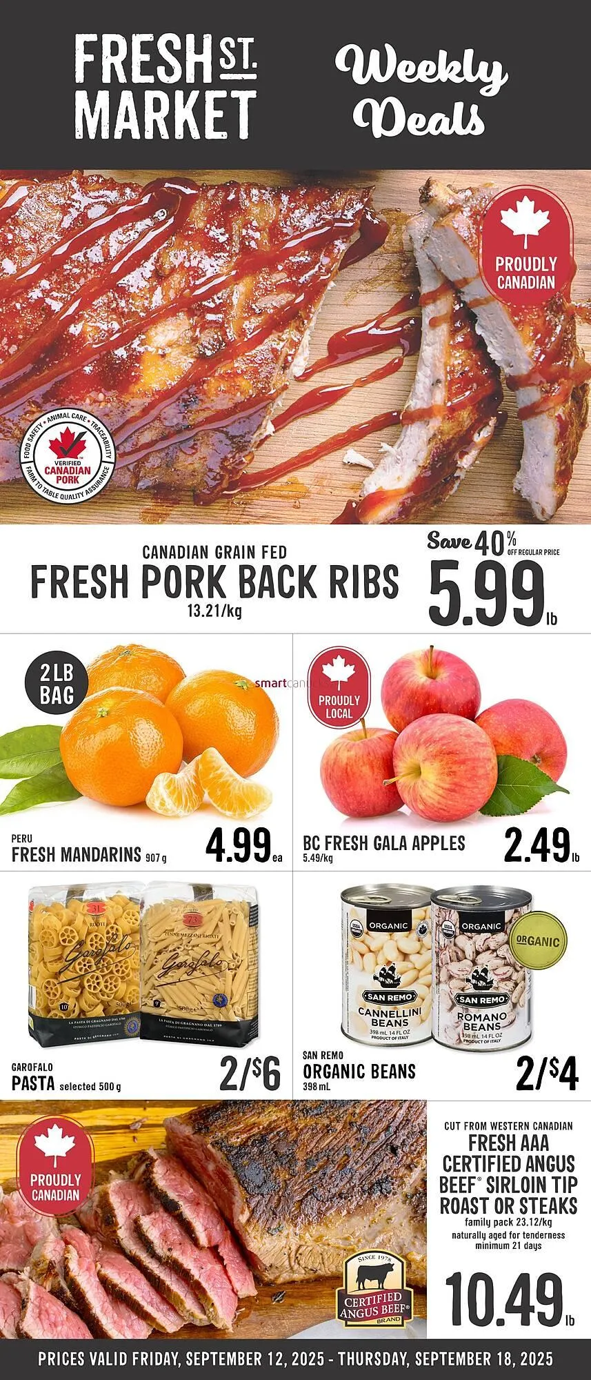 Fresh St Market flyer from September 11 to September 17 2025 - flyer page 1