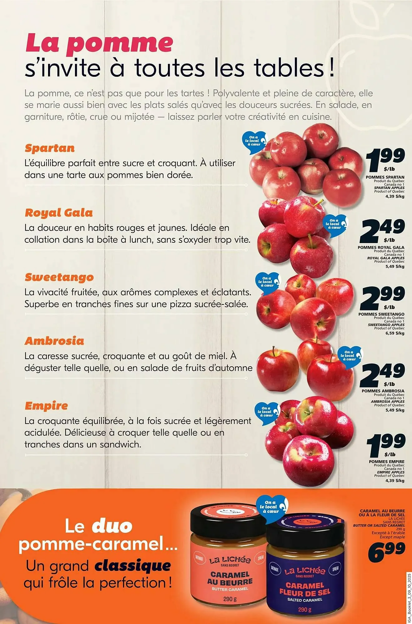 IGA flyer from October 16 to October 22 2025 - flyer page 21