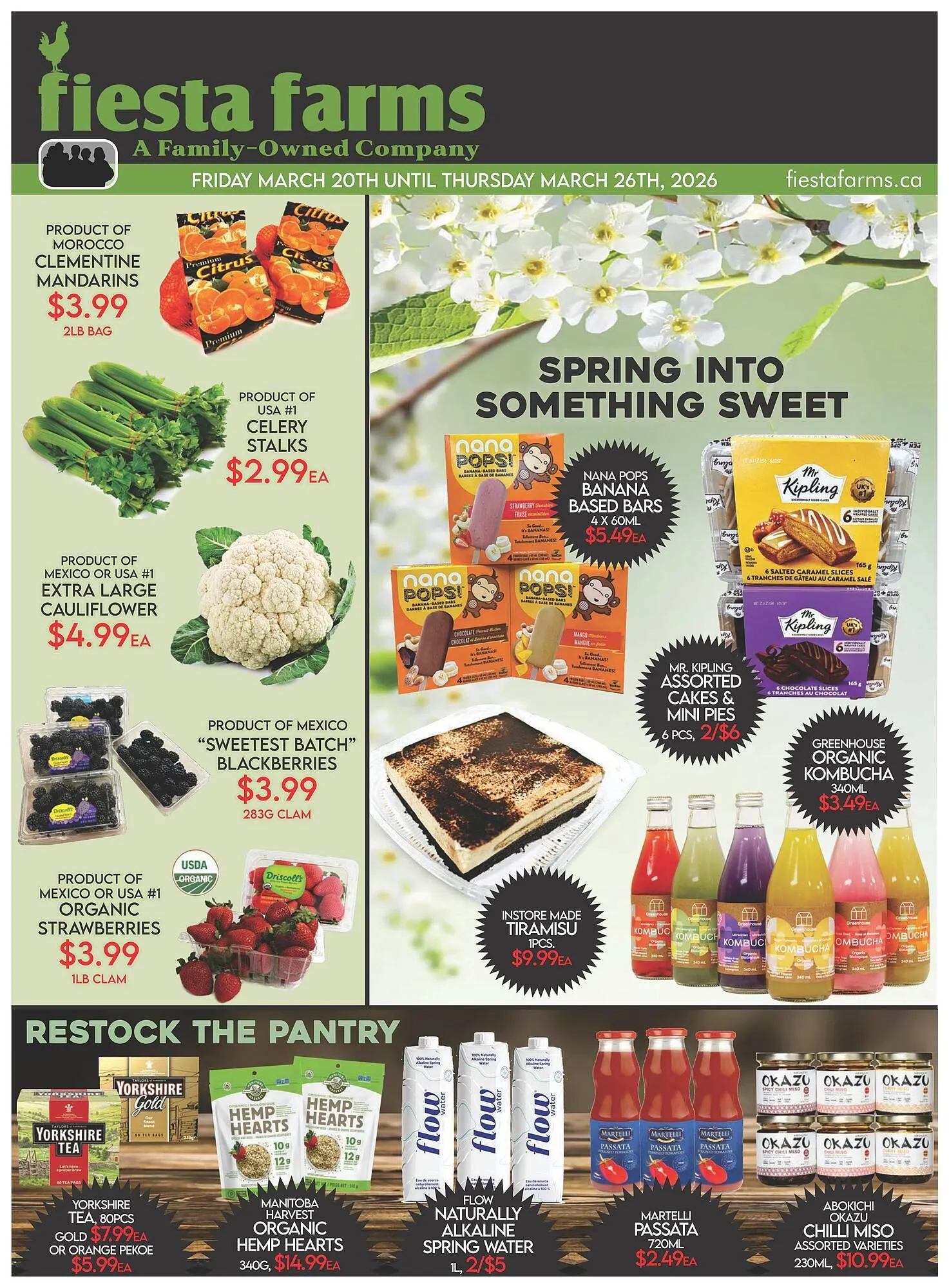 Fiesta Farms flyer from March 20 to March 26 2026 - flyer page 1