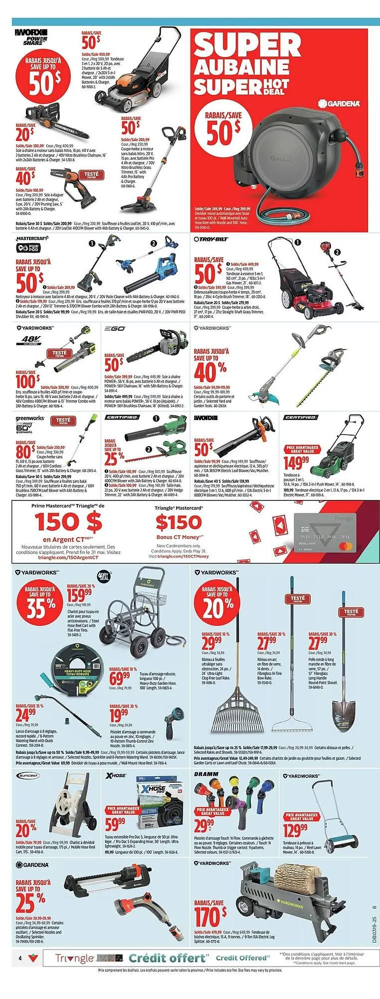 Canadian Tire flyer from May 1 to May 8 2025 - flyer page 4