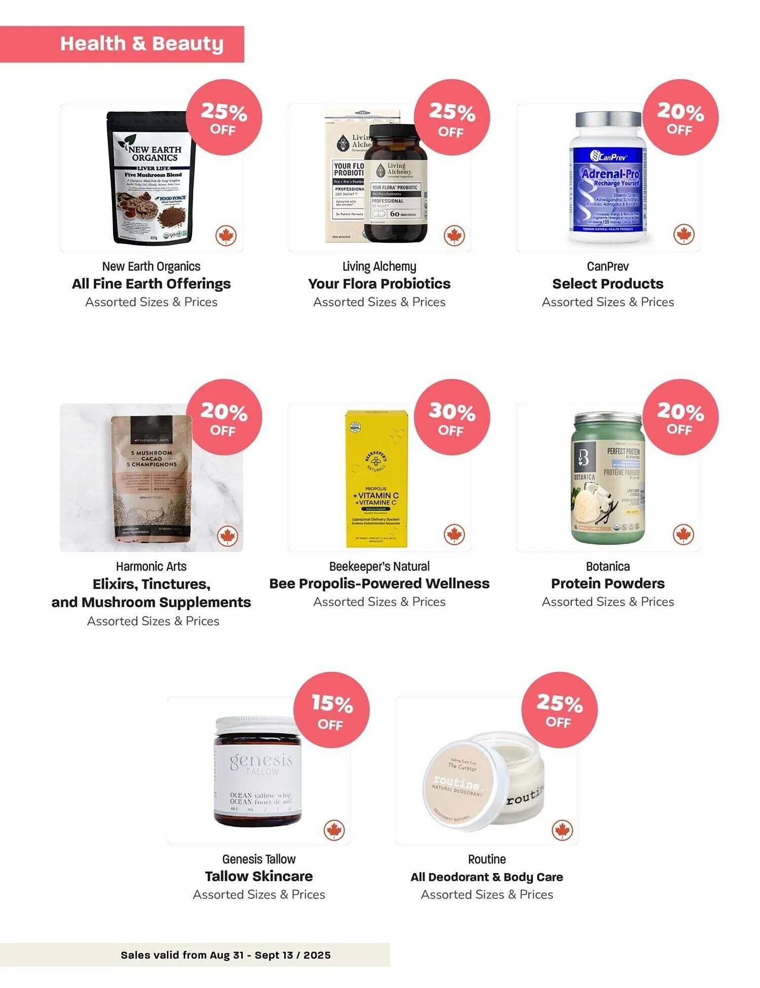 Blush Lane Organics flyer from September 1 to September 15 2025 - flyer page 8