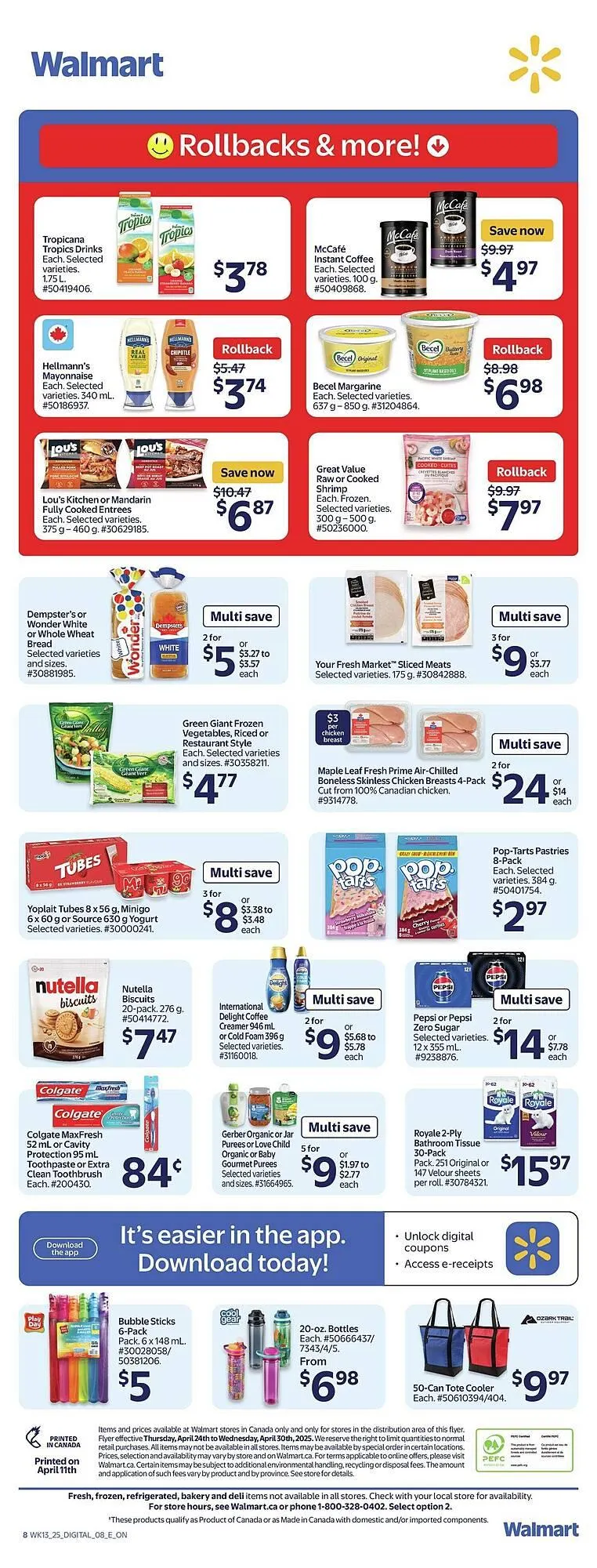 Walmart flyer from April 24 to May 1 2025 - flyer page 2