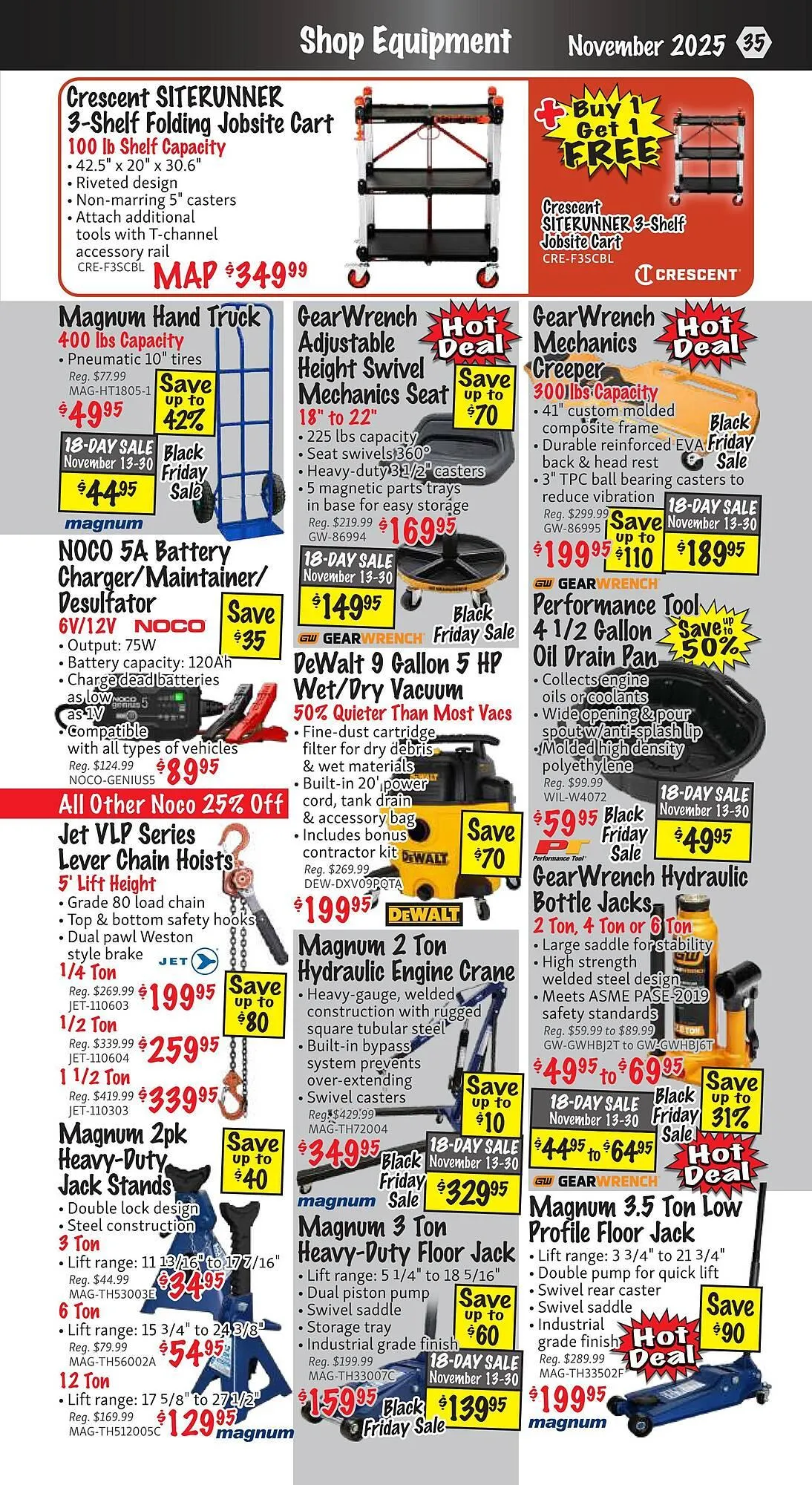 KMS Tools flyer from November 1 to November 30 2025 - flyer page 35