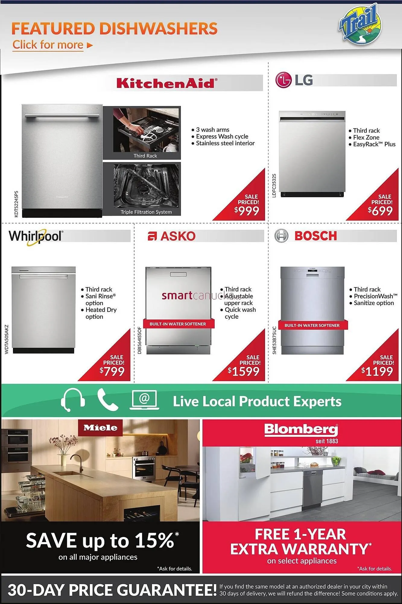 Trail Appliances flyer from October 16 to October 22 2025 - flyer page 6