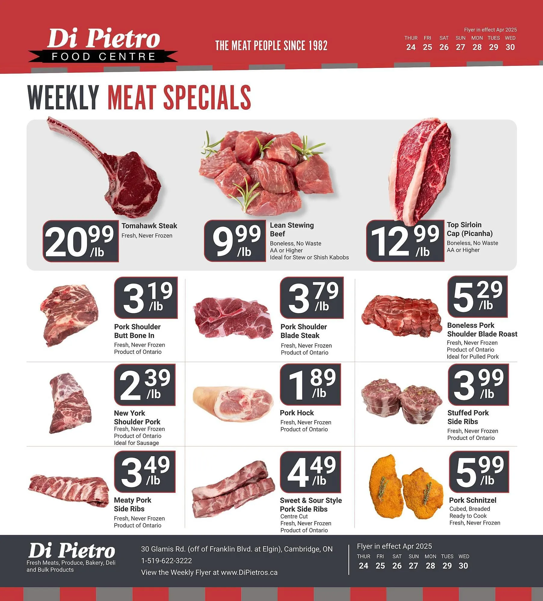 Di Pietro flyer from April 24 to April 30 2025 - flyer page 2