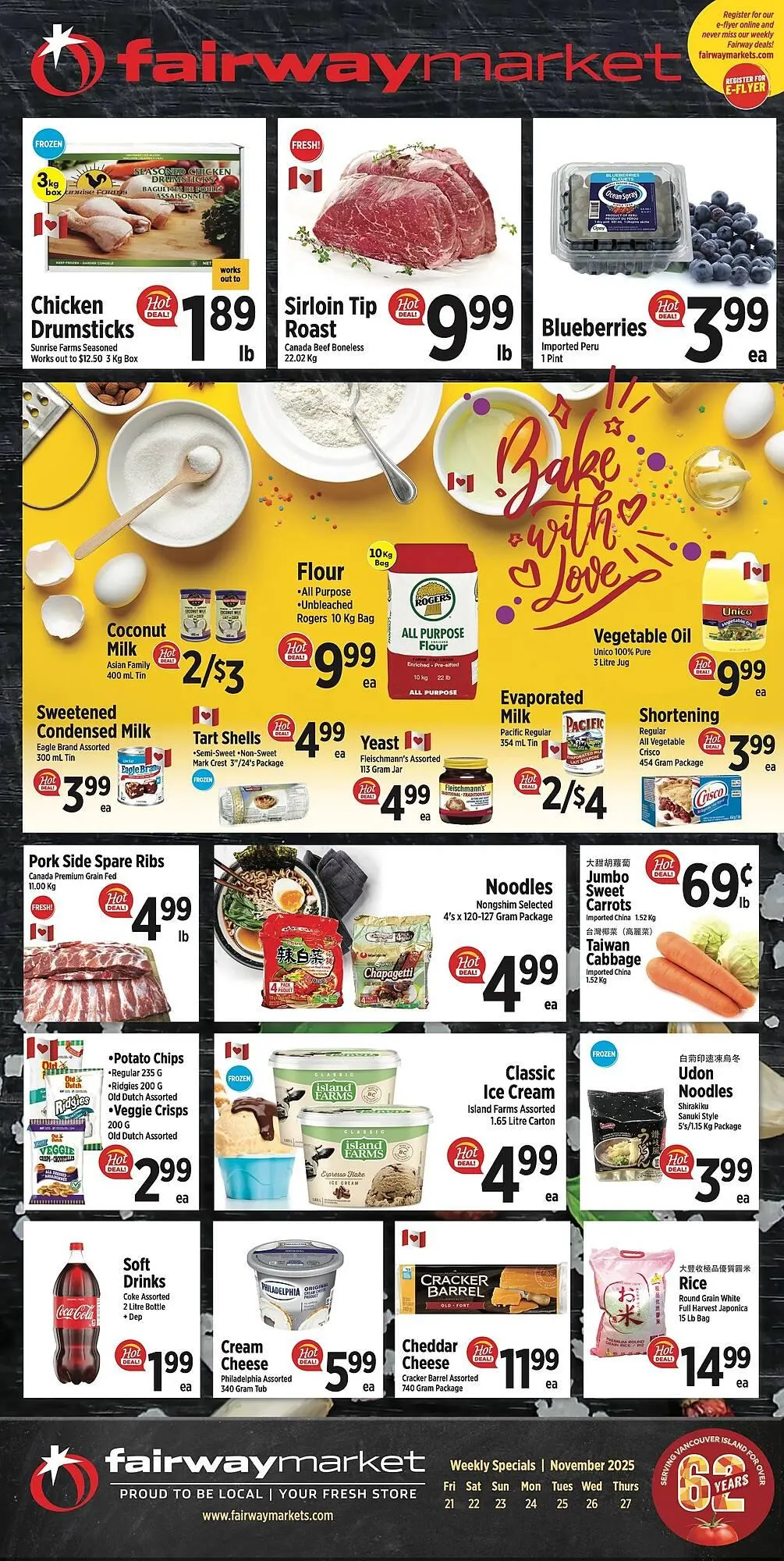 Fairway Market Canada flyer from November 21 to November 27 2025 - flyer page 1