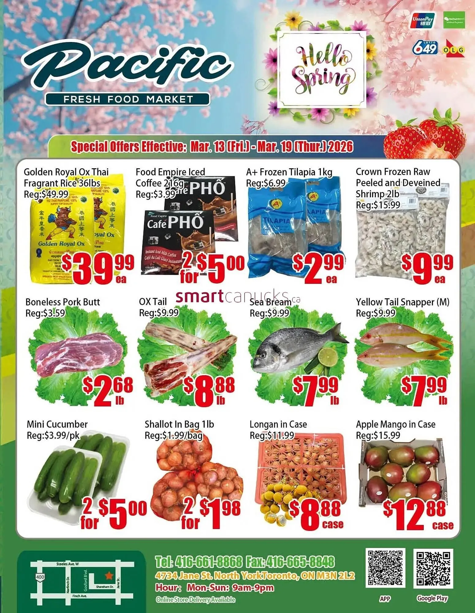 New Pacific Supermarket flyer - 1
