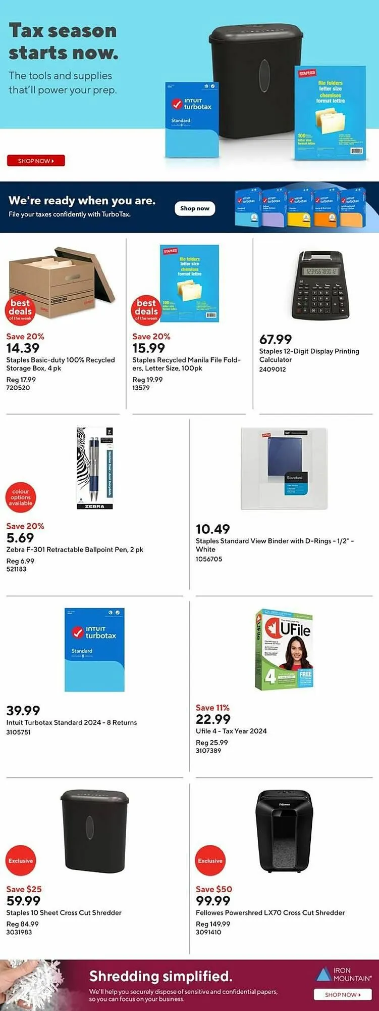 Staples flyer from February 13 to February 20 2025 - flyer page 16