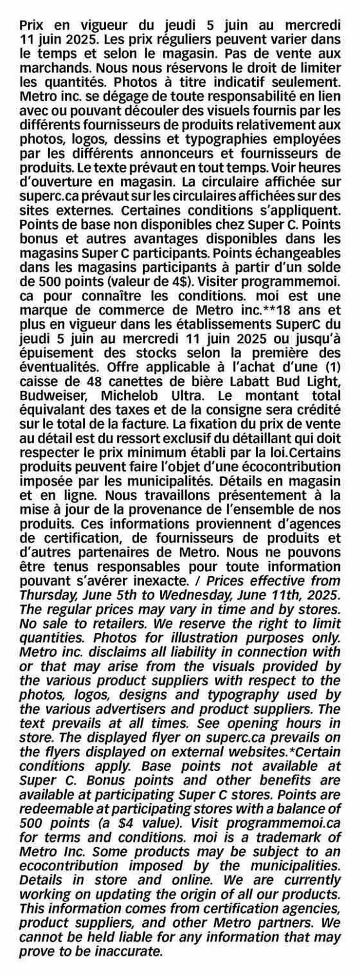 Super C flyer from June 5 to June 19 2025 - flyer page 16