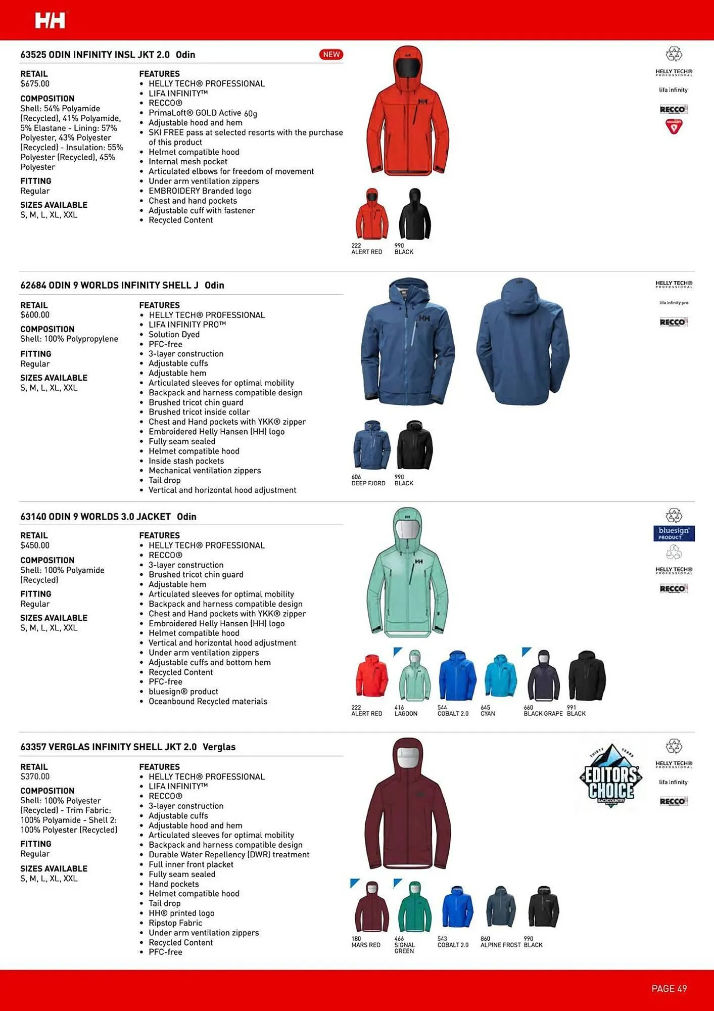 Helly Hansen flyer from September 11 to February 28 2026 - flyer page 49