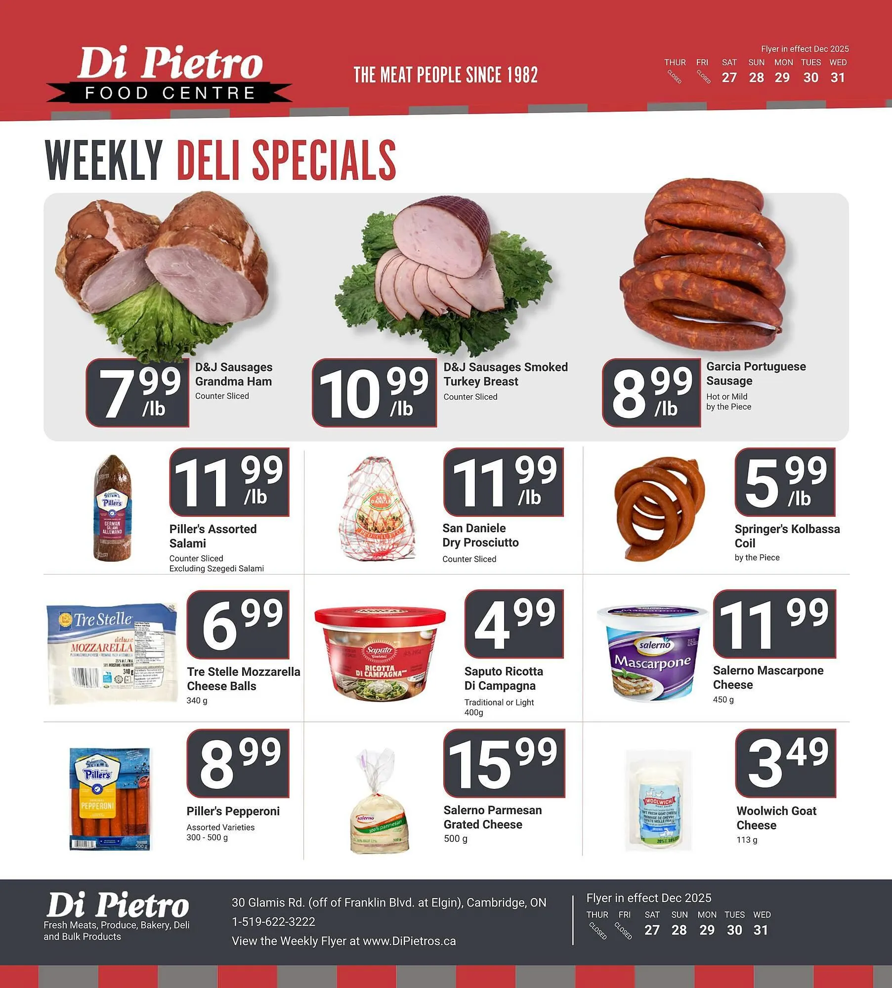 Di Pietro flyer from December 27 to December 31 2025 - flyer page 11