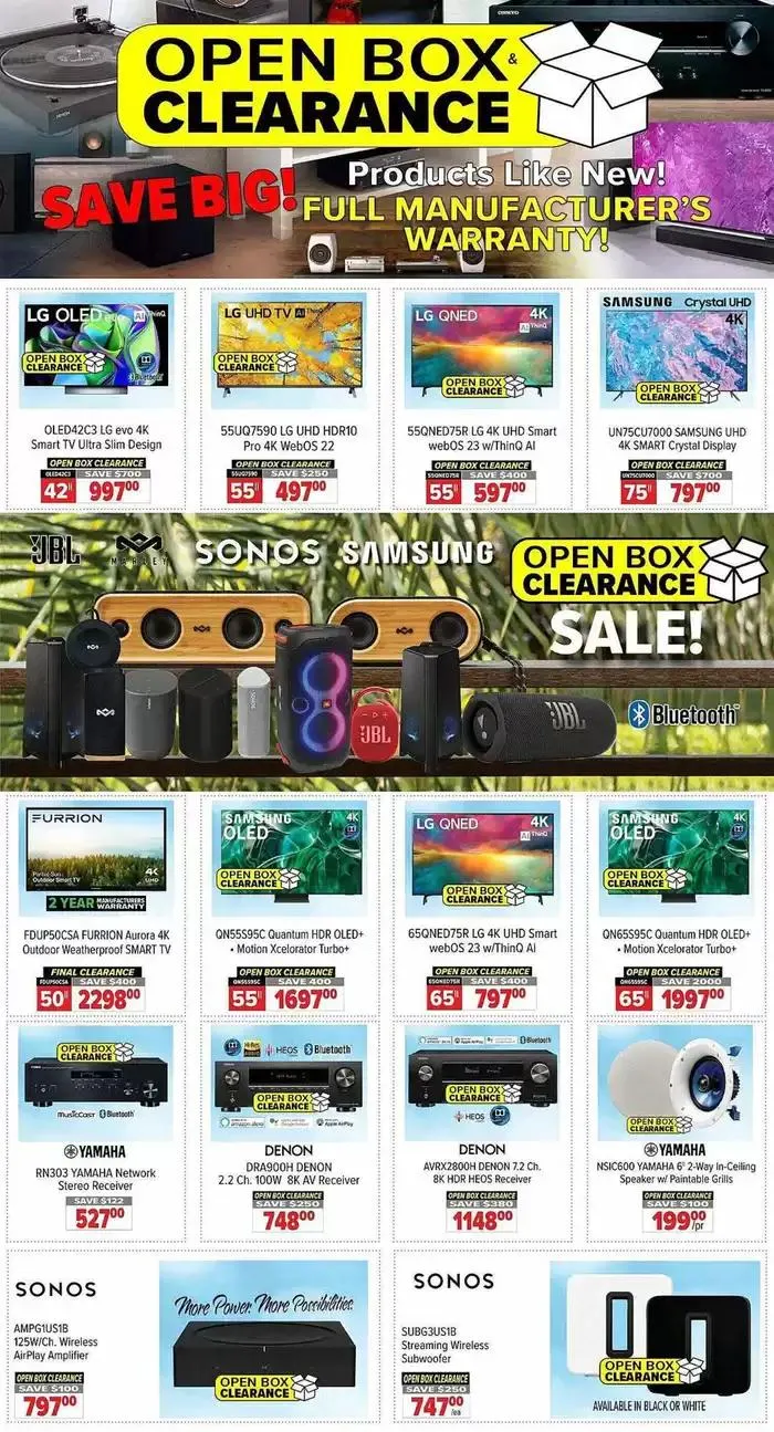 2001 Audio Video weekly flyer from January 10 to January 17 2025 - flyer page 6