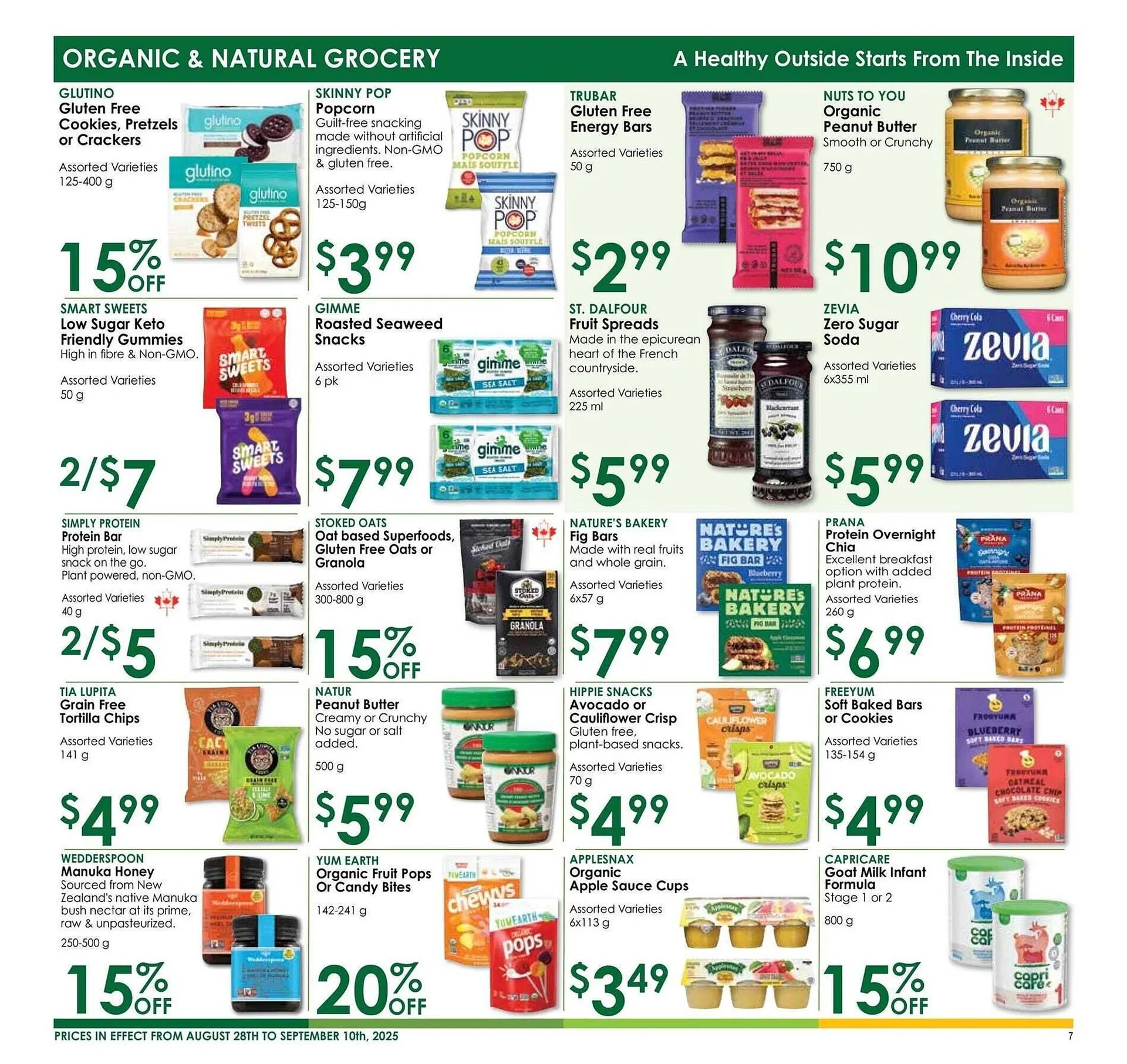 Nature's Emporium flyer from August 29 to October 1 2025 - flyer page 7
