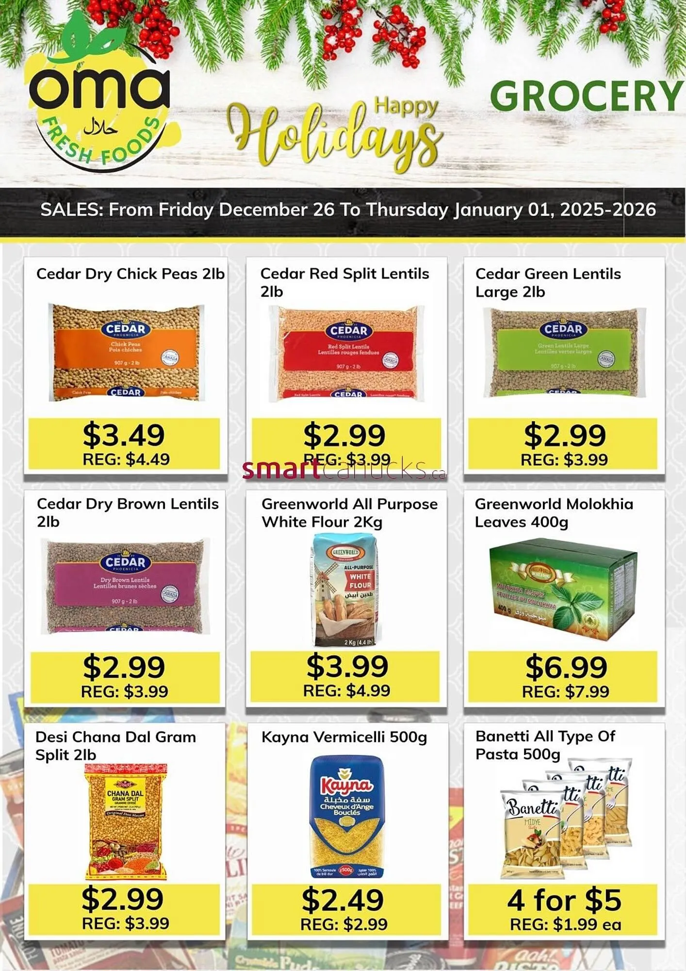 Oma Fresh Foods flyer from December 26 to January 1 2026 - flyer page 3