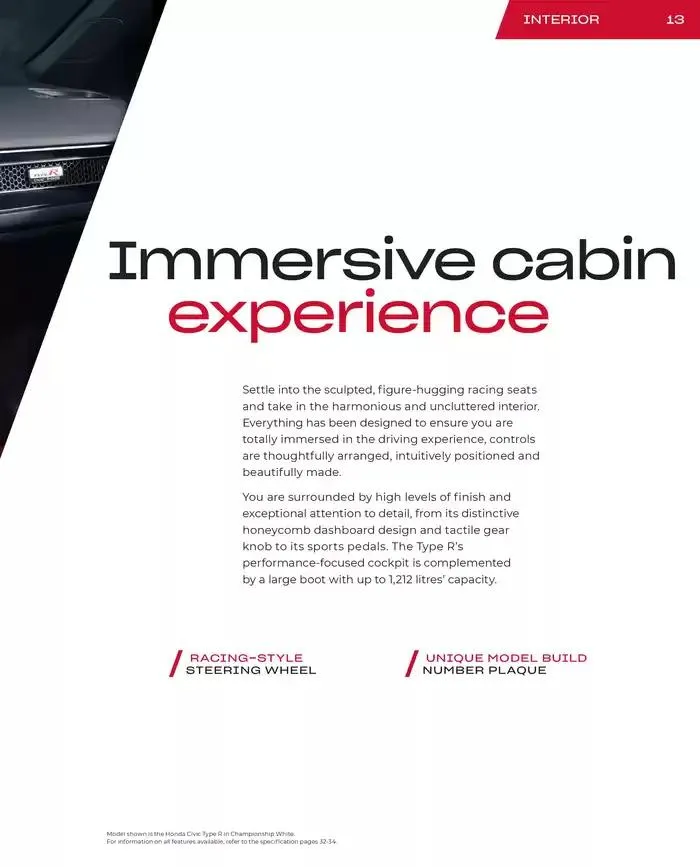 Honda Civic Type R from February 28 to February 28 2026 - flyer page 13