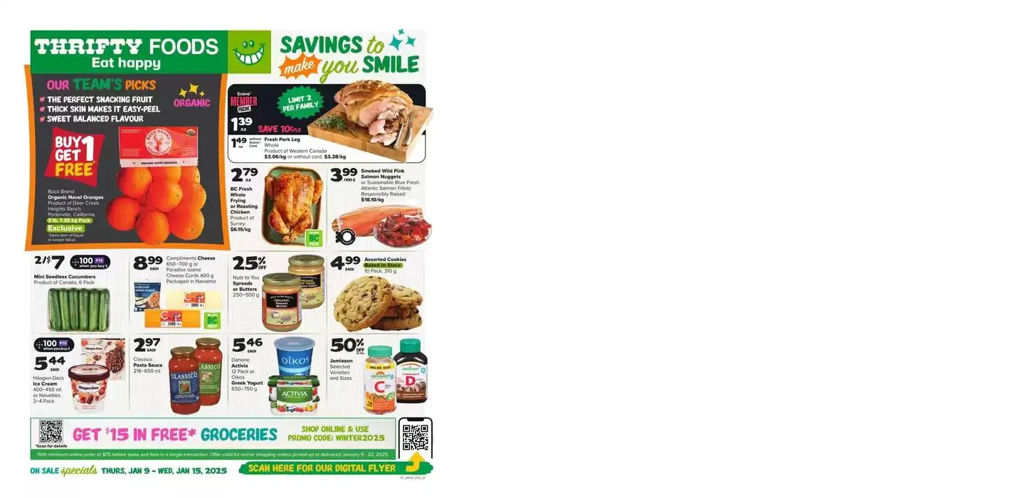 Offers for bargain hunters from January 9 to January 15 2025 - flyer page 1