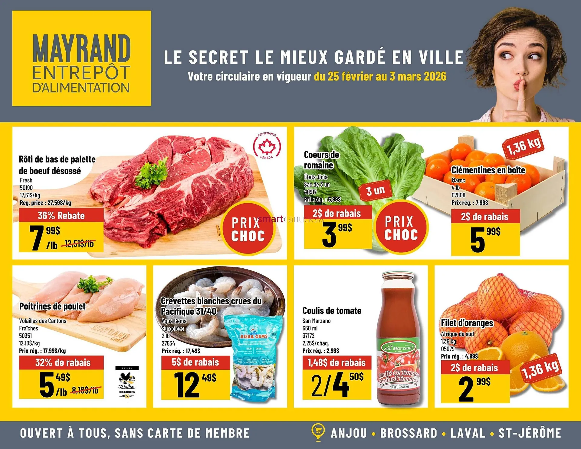 Mayrand flyer from February 25 to March 3 2026 - flyer page 1