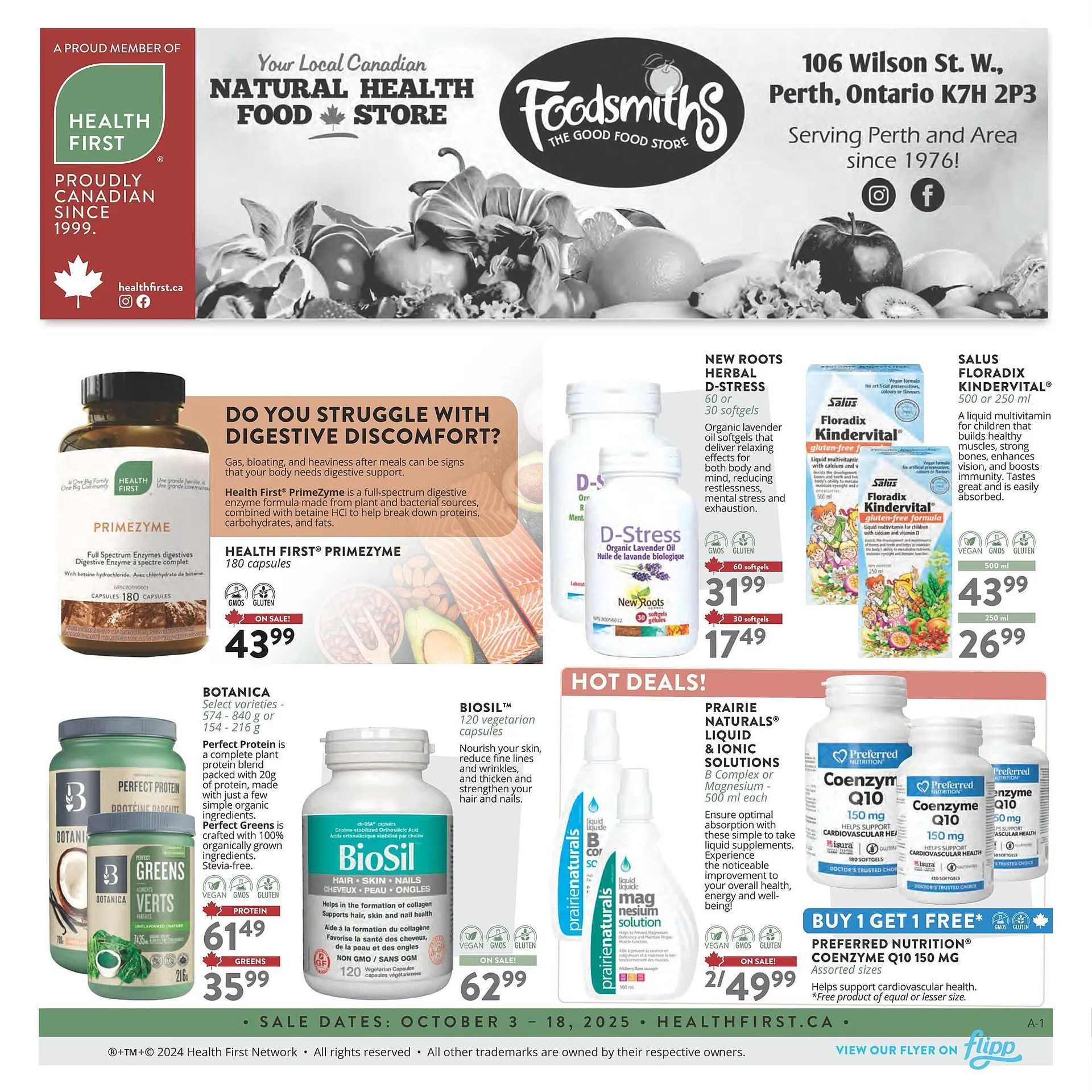 Foodsmiths flyer from October 9 to October 16 2025 - flyer page 1