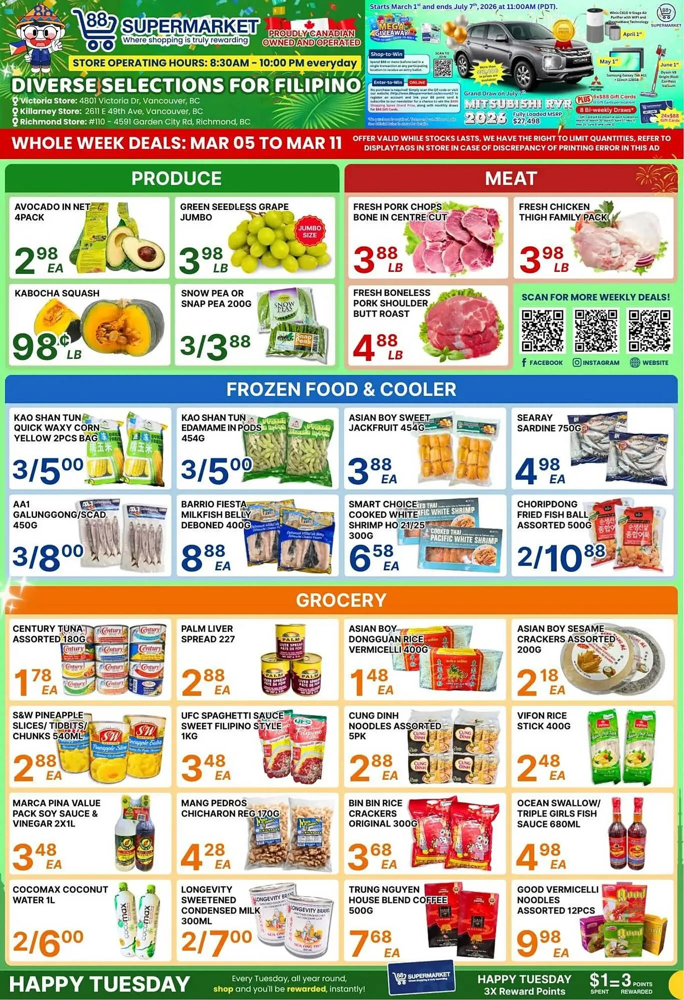 88 Supermarket flyer from March 5 to March 11 2026 - flyer page 1