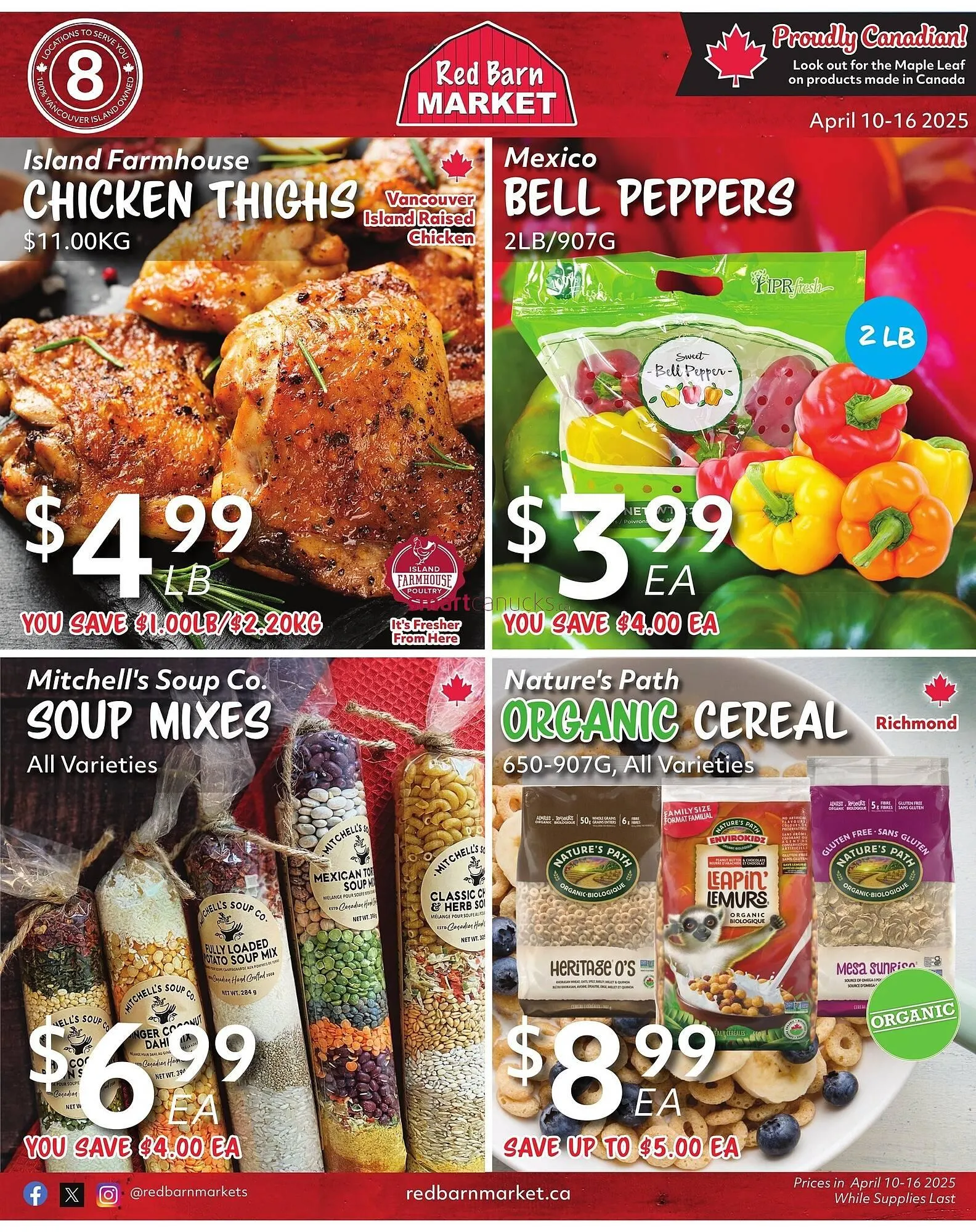 Red Barn Market flyer - 1