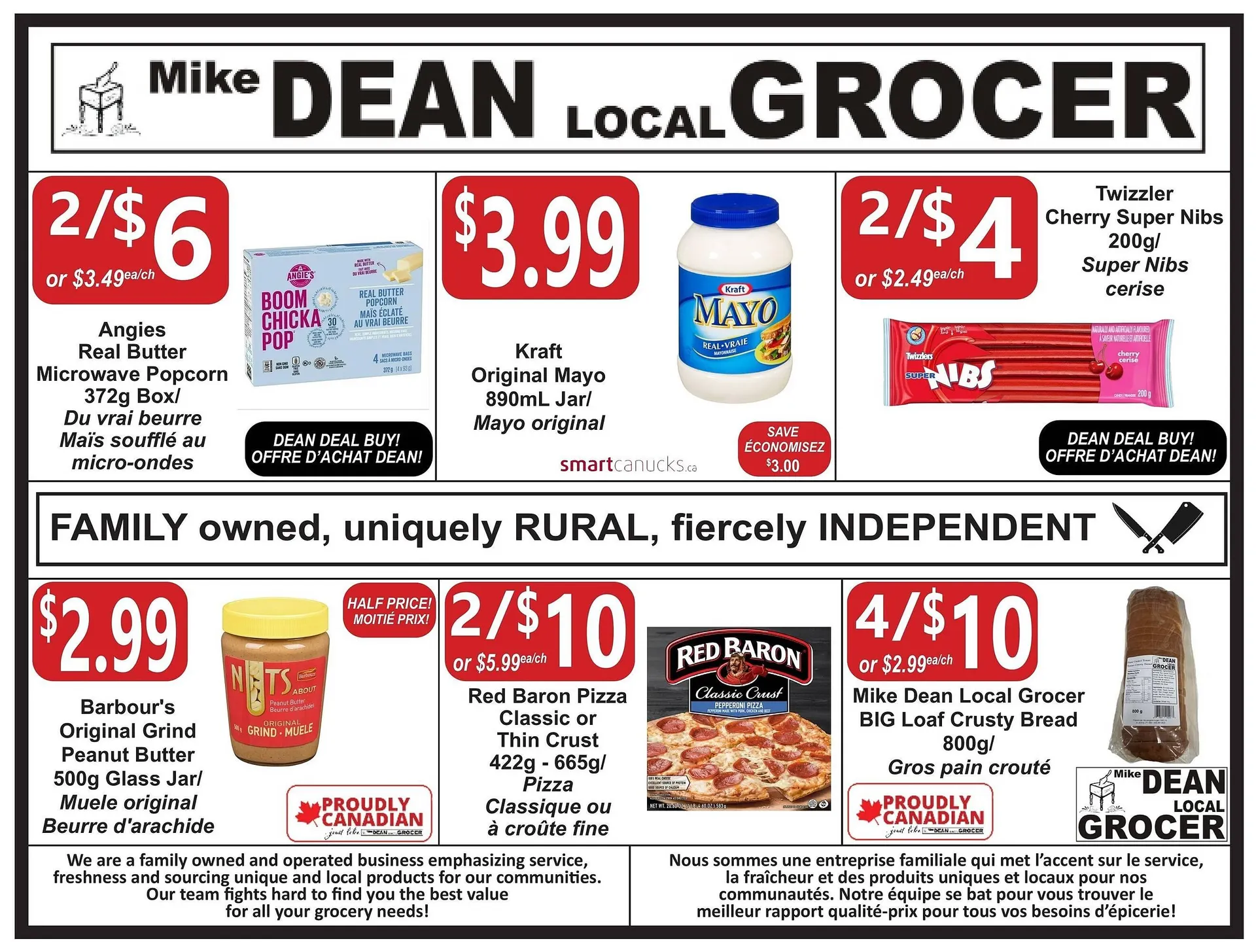 Mike Deans Super Food flyer - 1