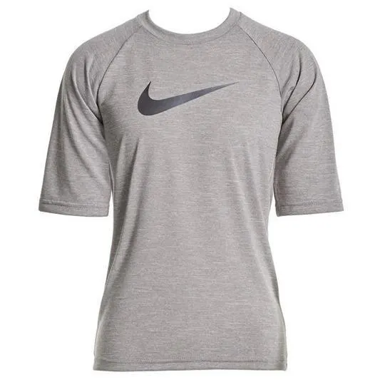 Junior Boys' [8-16] Heather Half Sleeve Hydroguard Rashguard