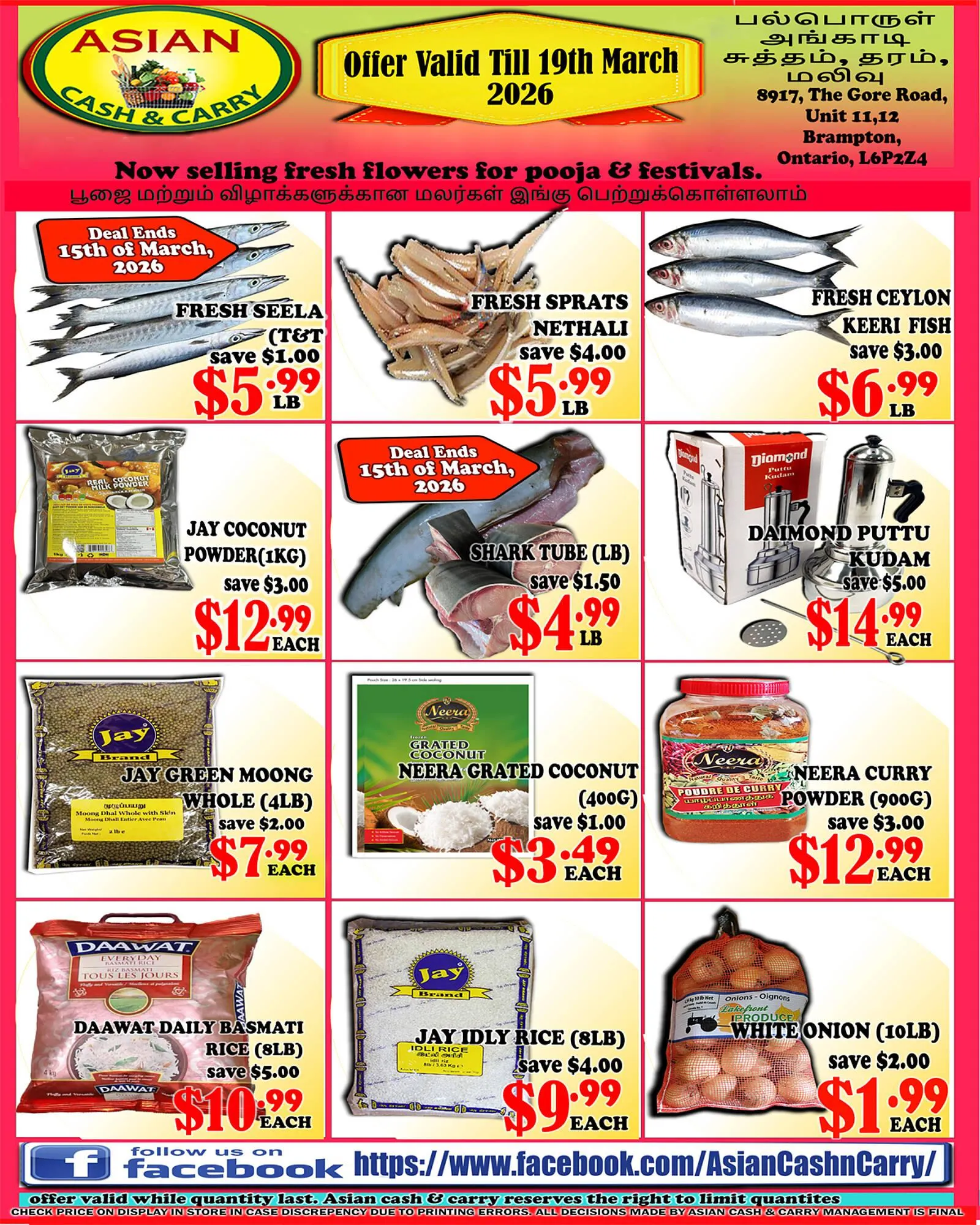 Asian Cash & Carry flyer from March 13 to March 19 2026 - flyer page 1