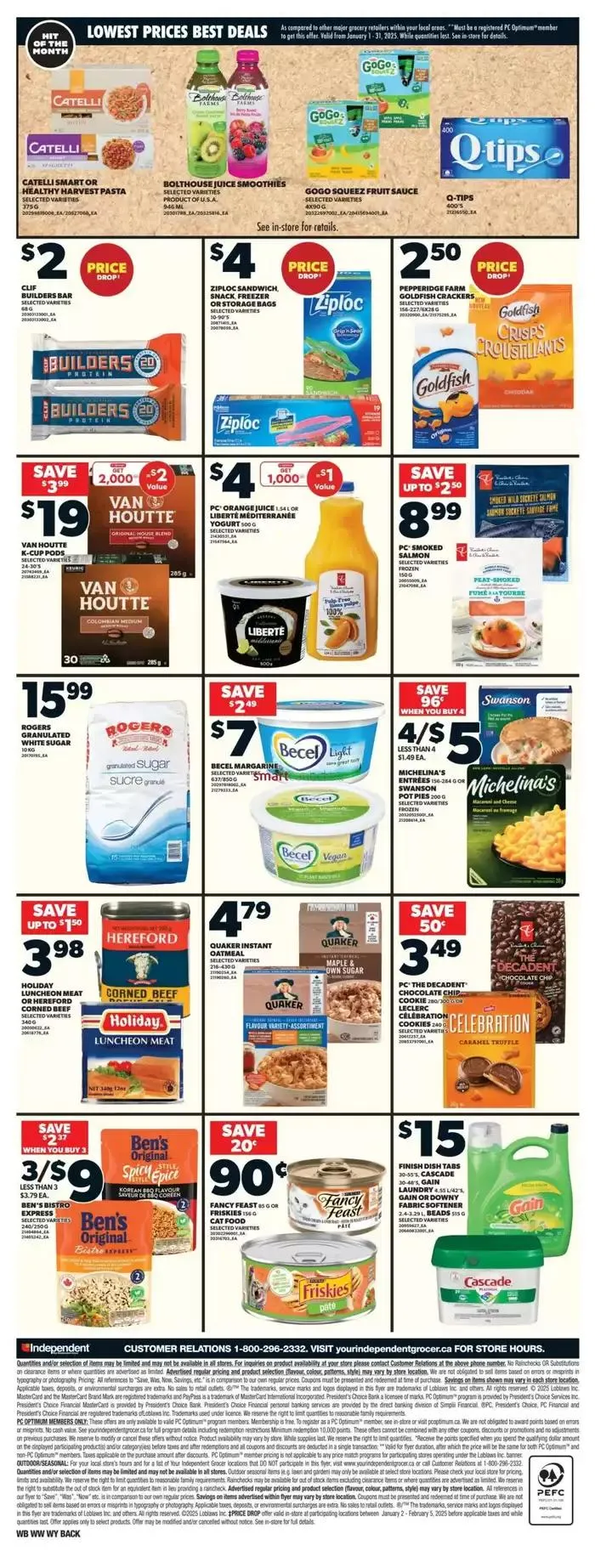 Independent Grocer weeky flyer from January 9 to January 15 2025 - flyer page 18