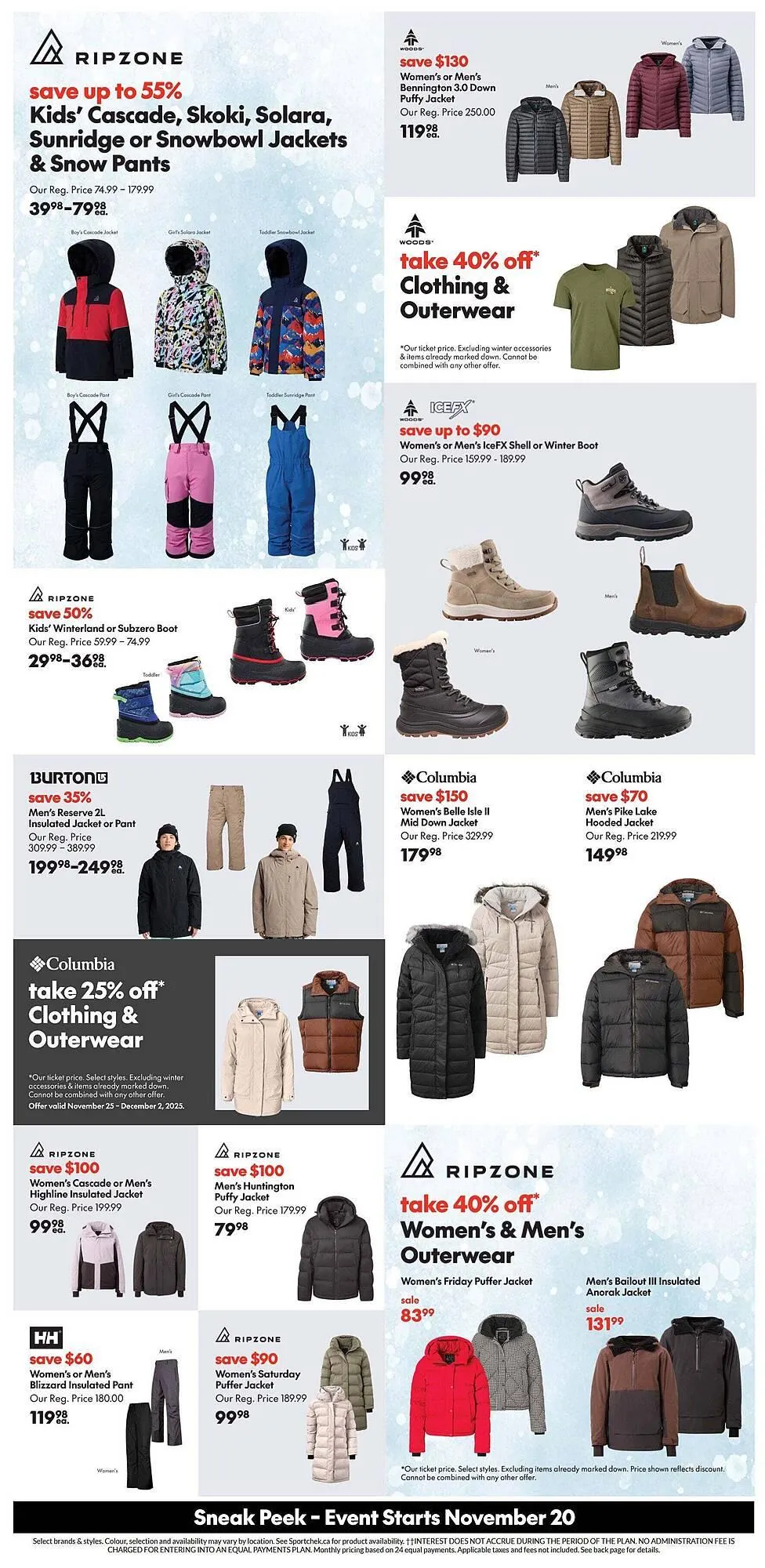 Sport Chek flyer from November 20 to December 4 2025 - flyer page 3