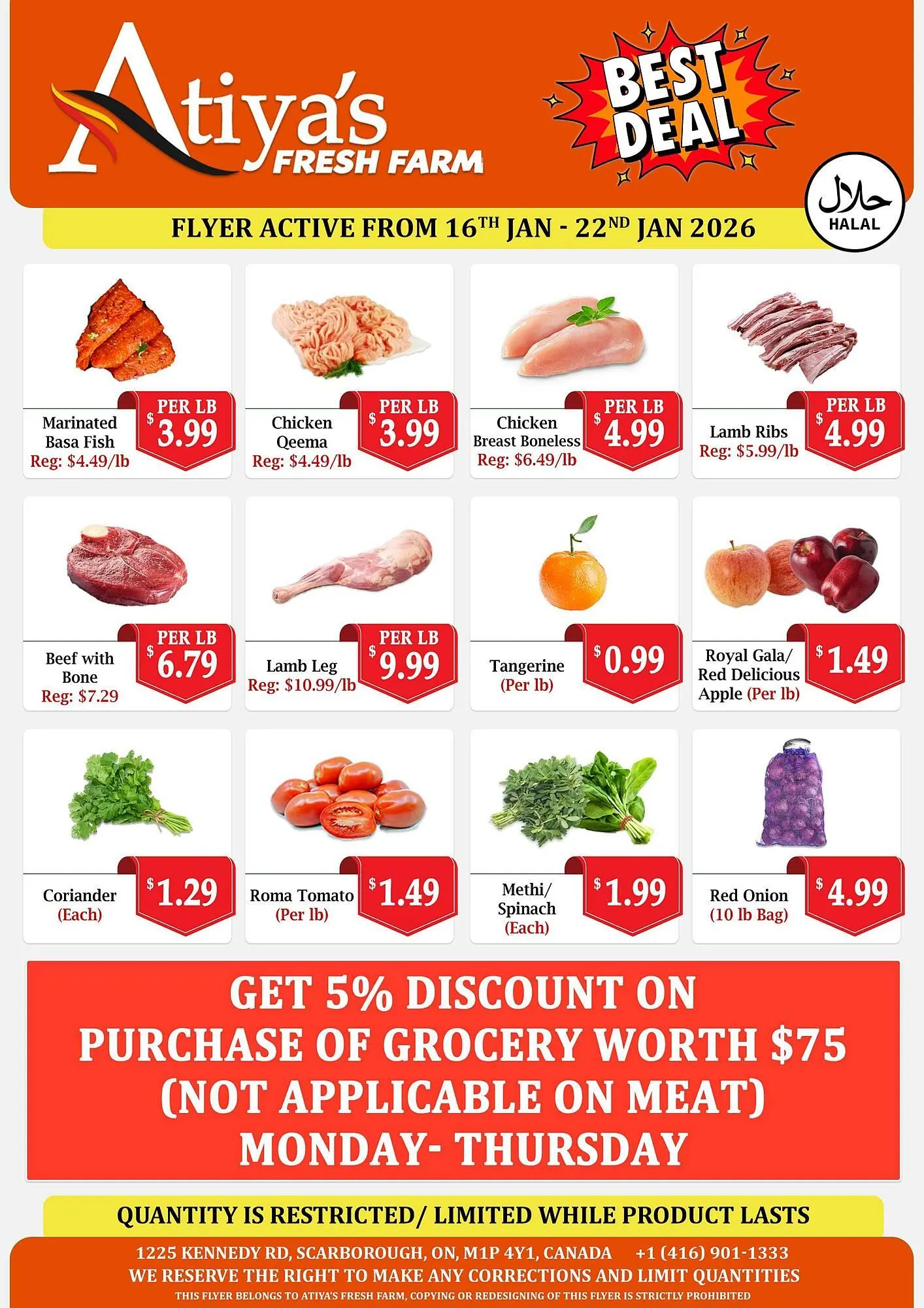 Atiyas Fresh Farm flyer - 1