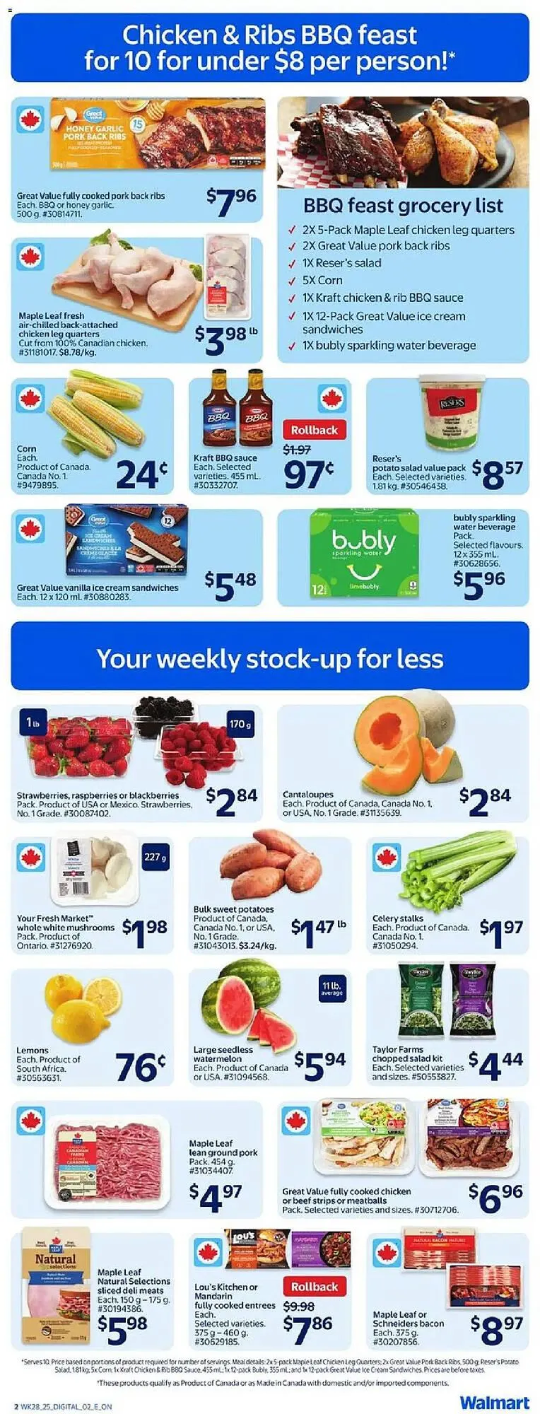Walmart flyer from August 7 to August 14 2025 - flyer page 3