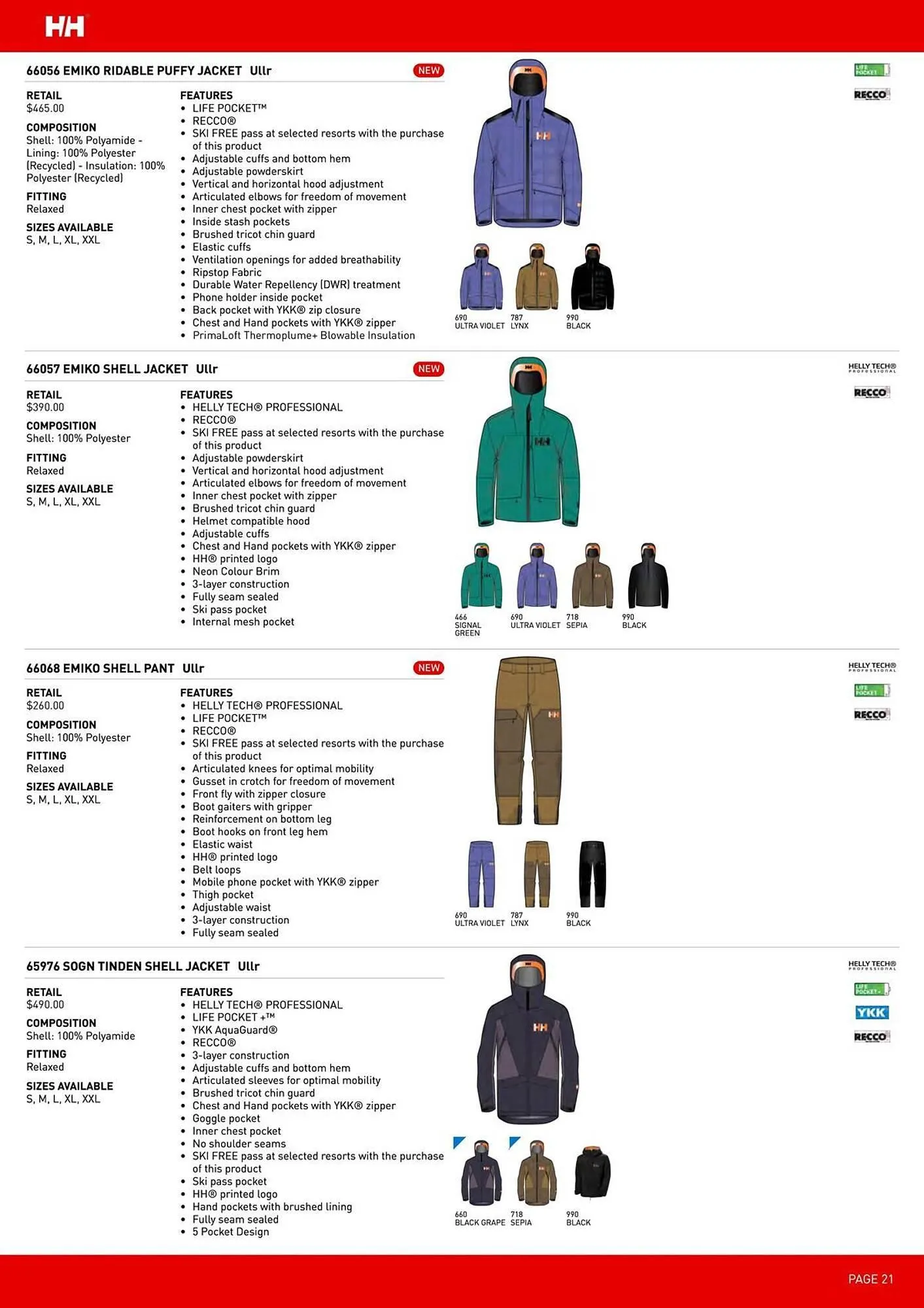 Helly Hansen flyer from September 11 to February 28 2026 - flyer page 21