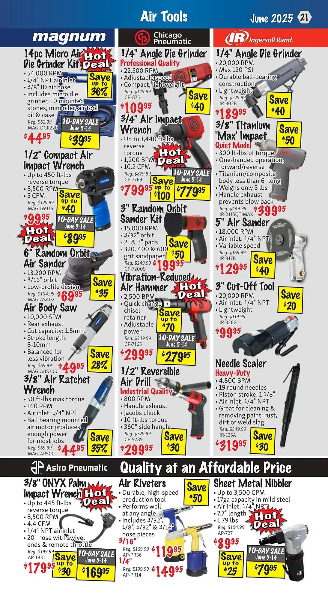 KMS Tools flyer from June 1 to June 30 2025 - flyer page 21