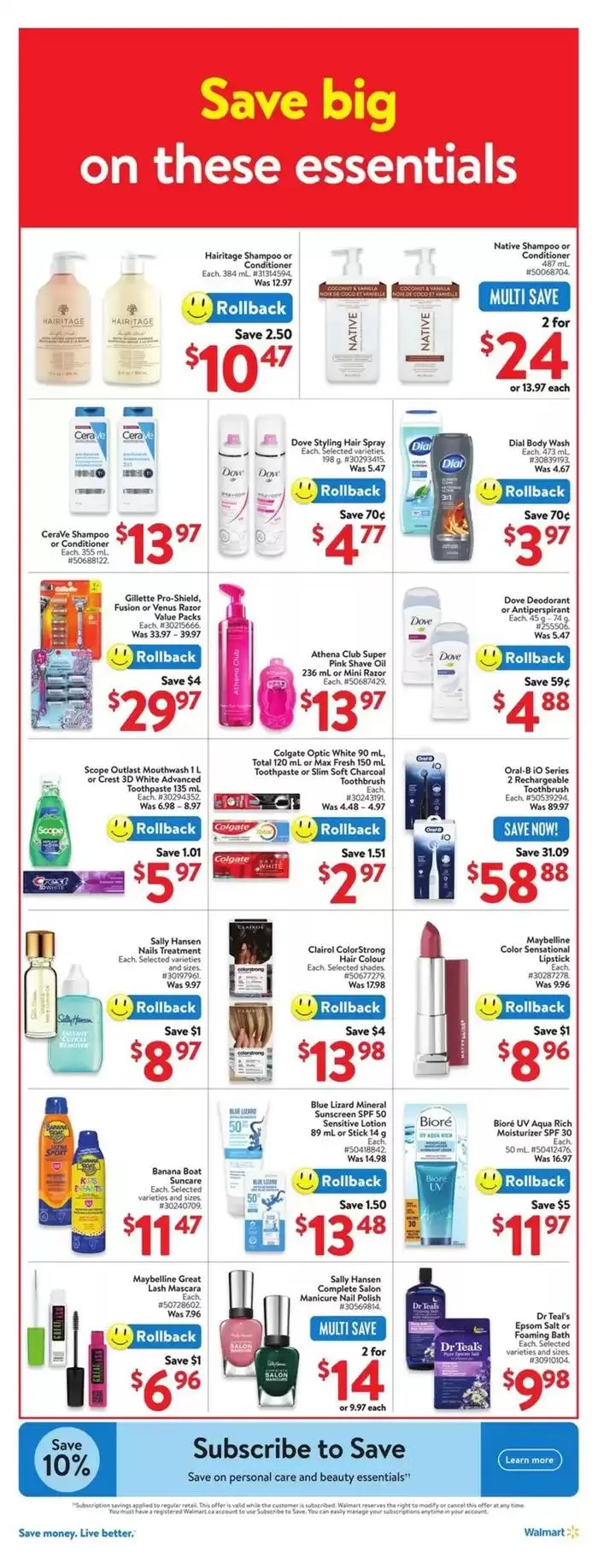 Walmart flyer from March 13 to March 19 2025 - flyer page 22