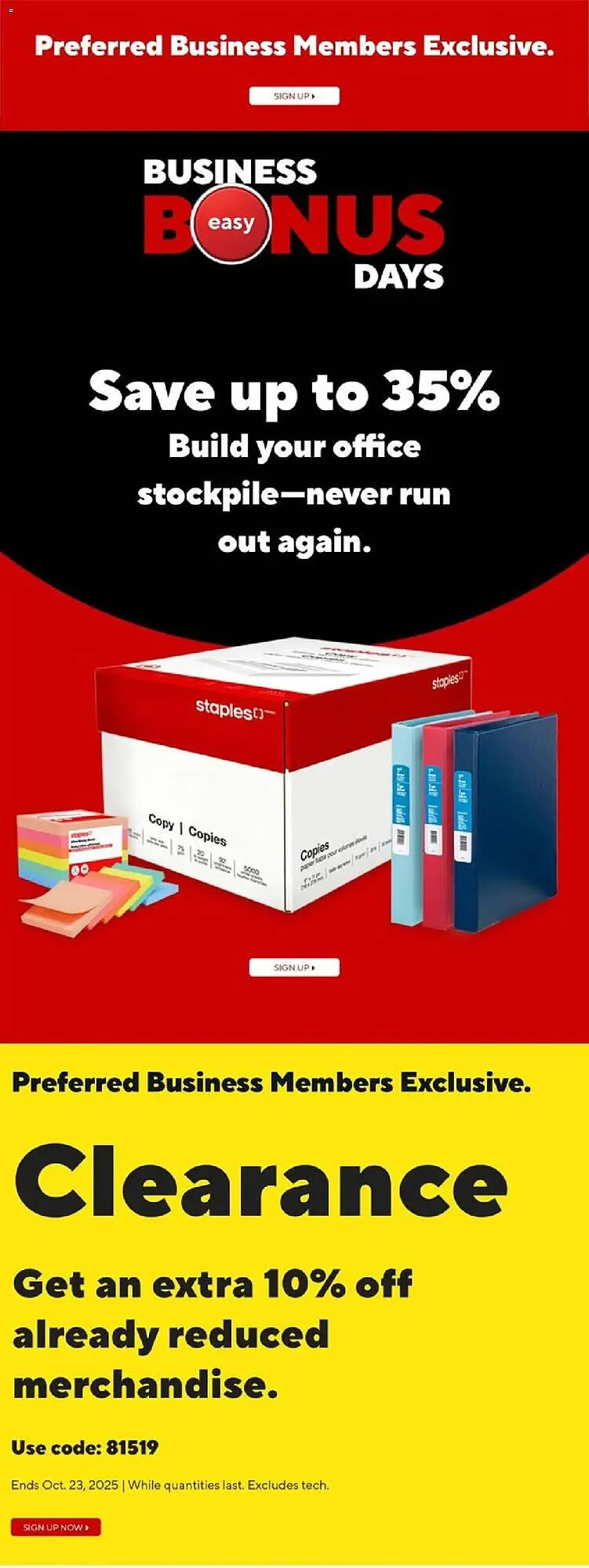 Staples flyer from October 17 to October 23 2025 - flyer page 17