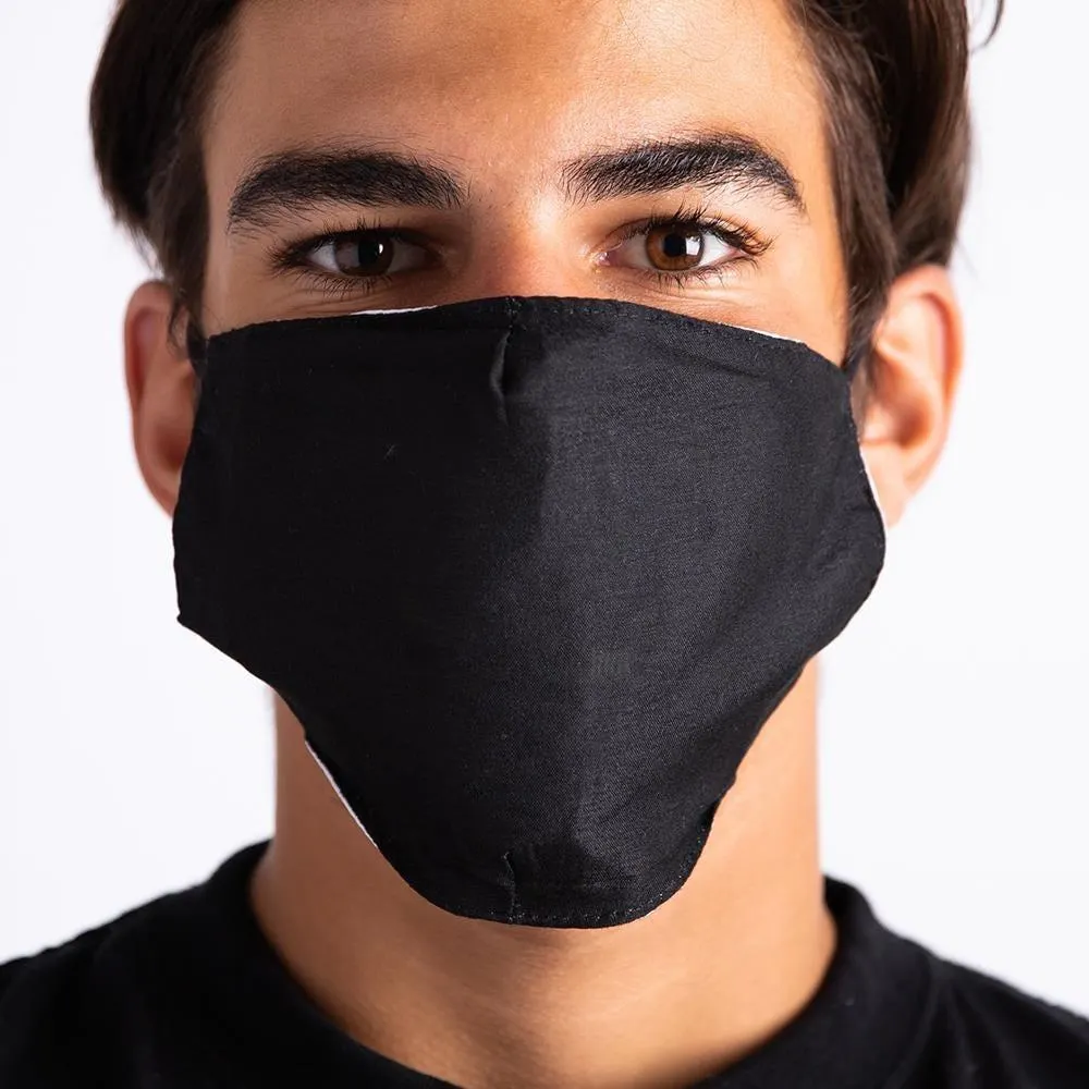 Harman Decorative 'Solid' Adult Face Mask (Black)