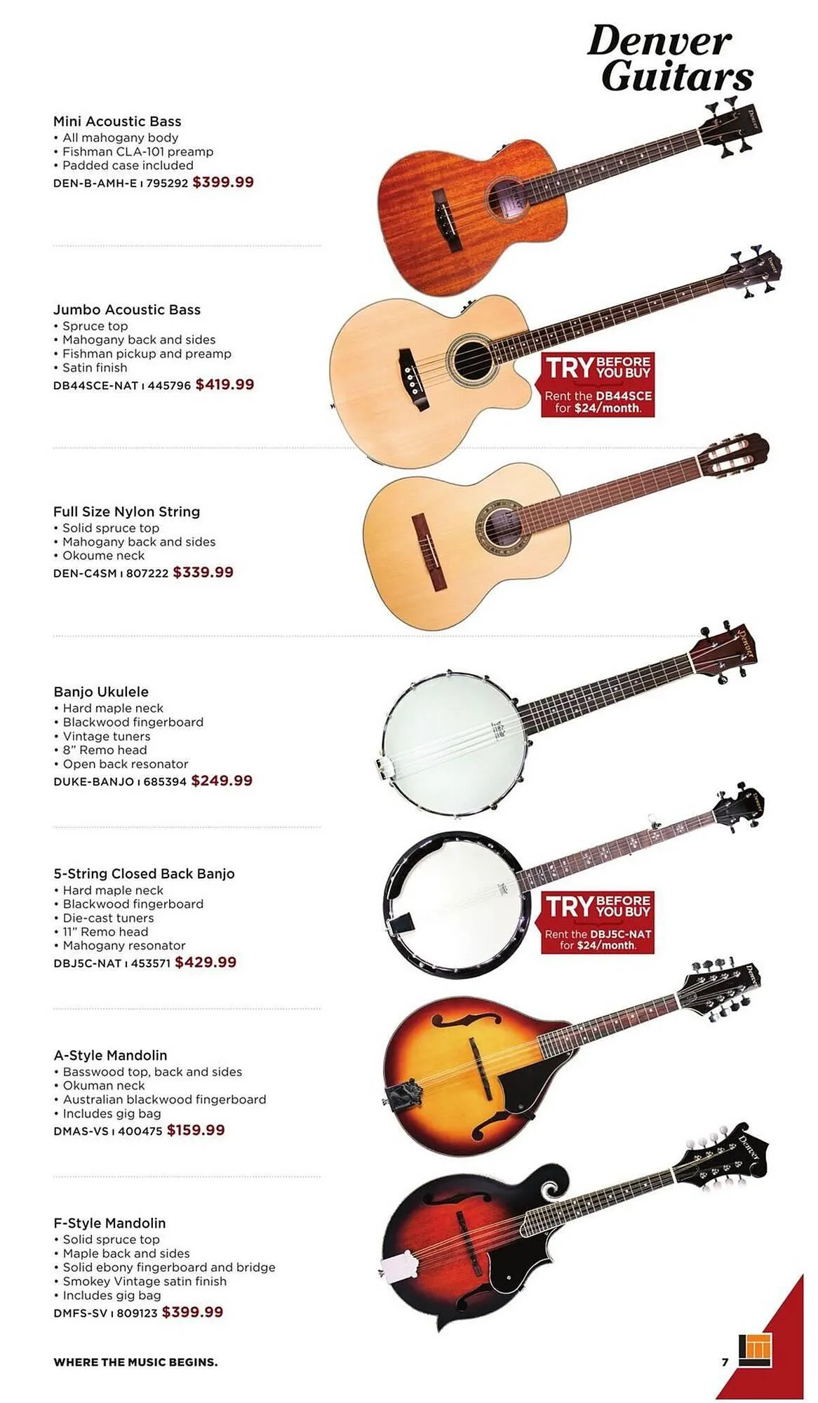 Long & McQuade flyer from November 5 to July 31 2026 - flyer page 7