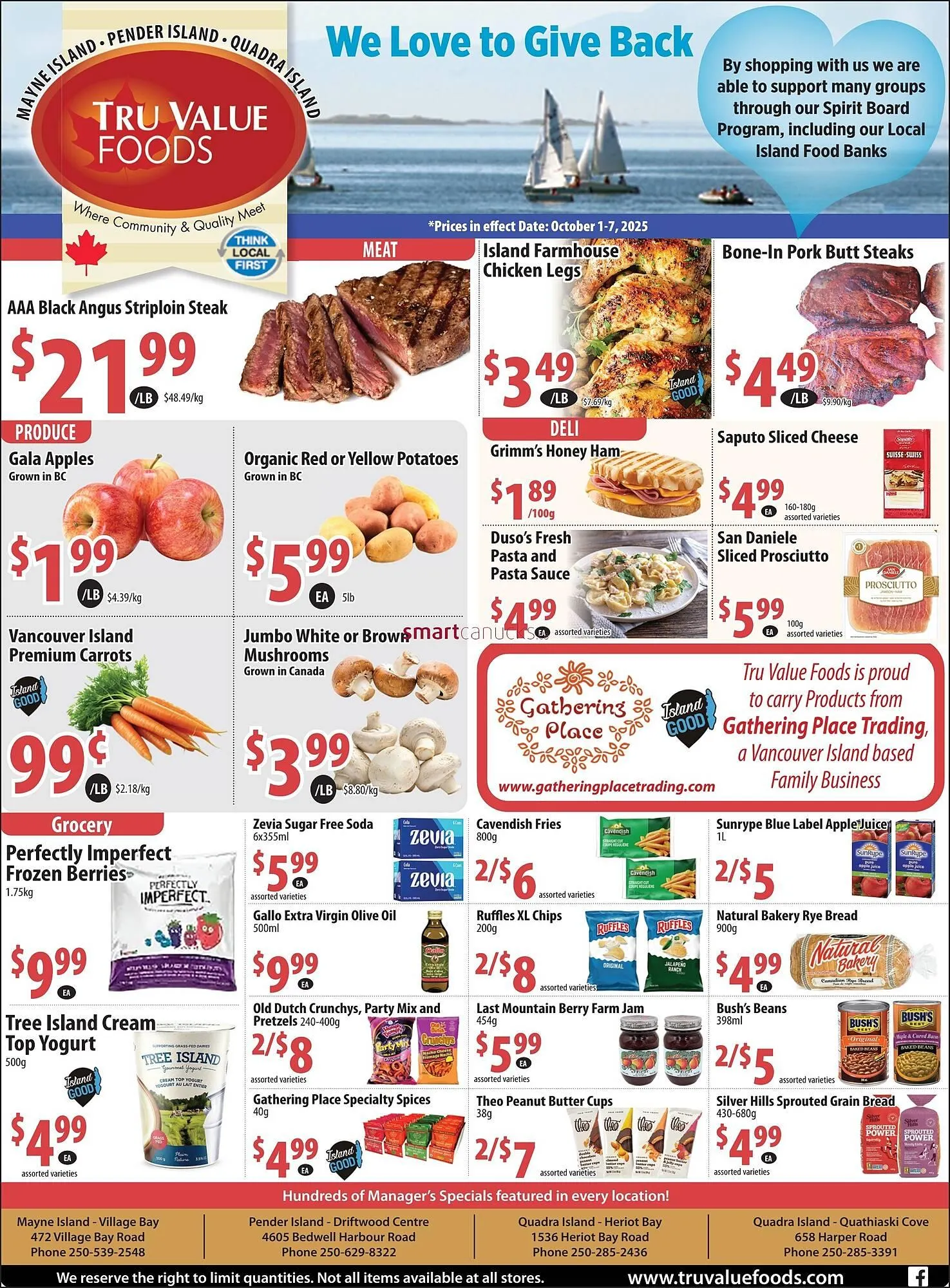 Tru Value Foods flyer from October 1 to October 31 2025 - flyer page 1