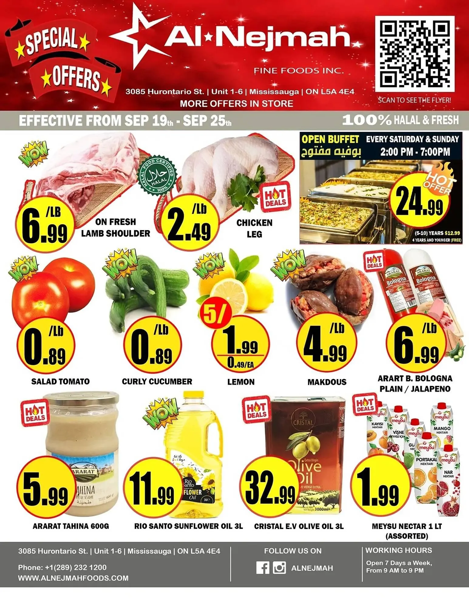 Alnejmah flyer from September 19 to September 25 2025 - flyer page 1